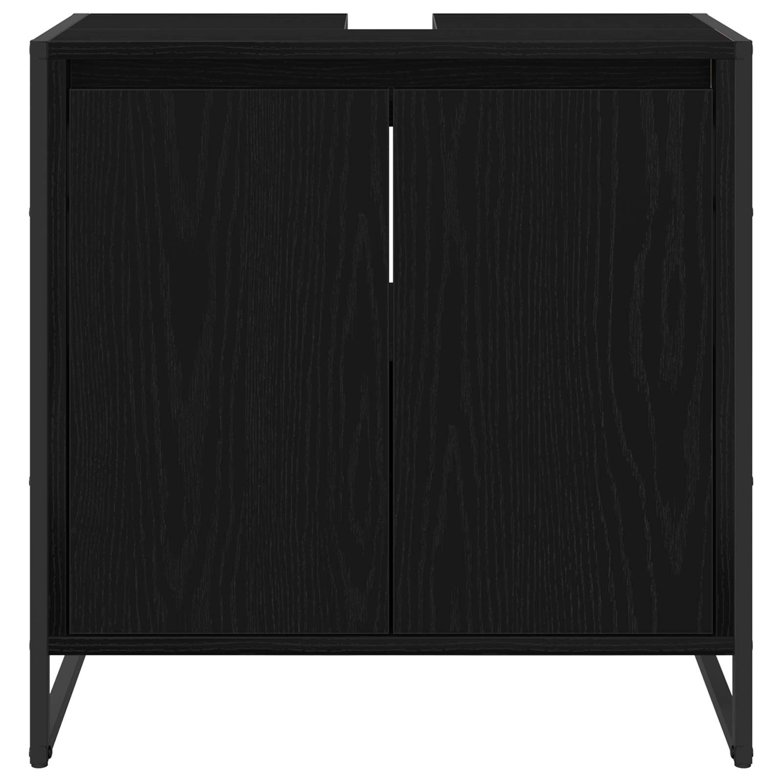 Kupaonski ormar Crni hrast 60 x 30 x 60 cm Konstruirano drvo