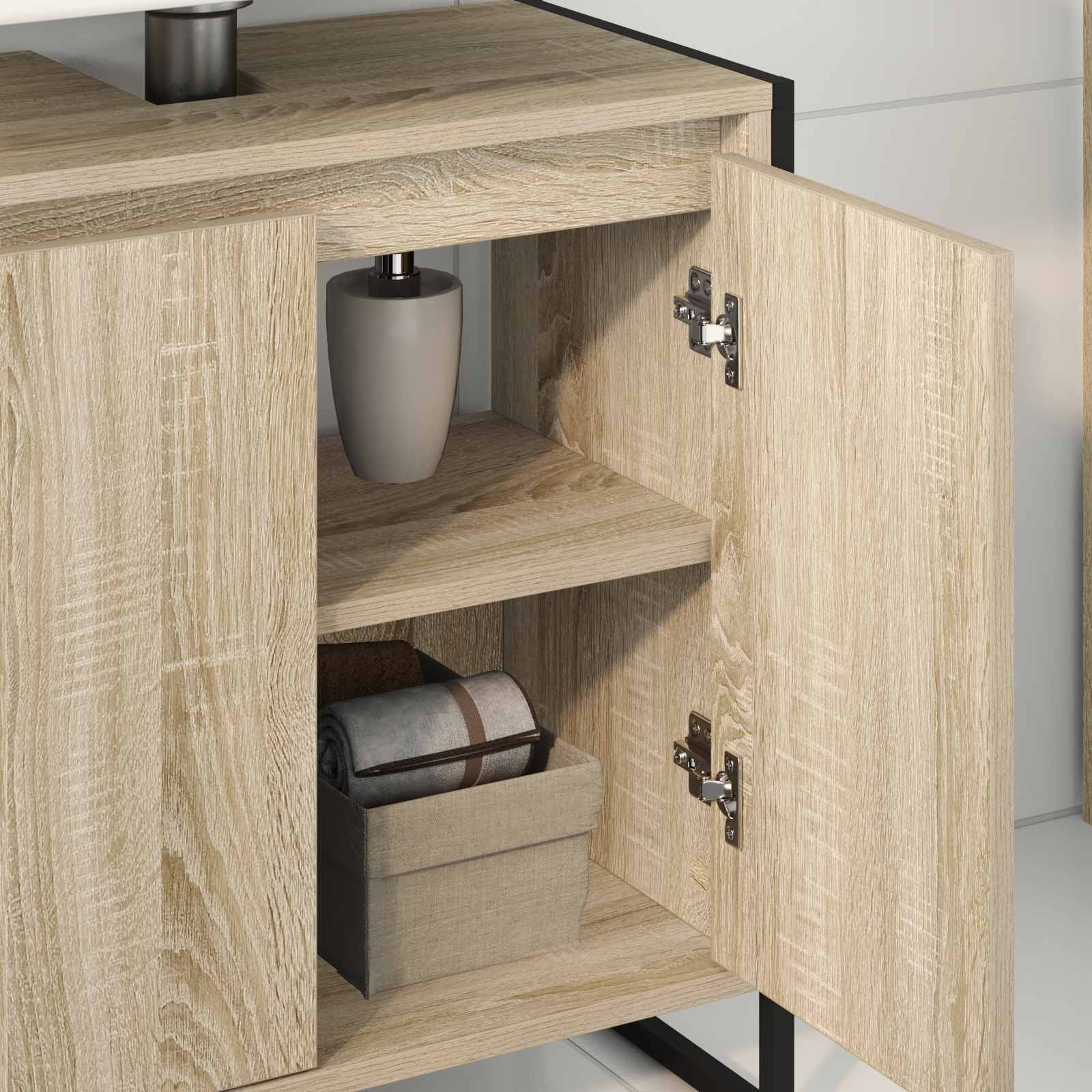 Kupaonski ormar Sonoma 60 x 30 x 60 cm Konstruirano drvo