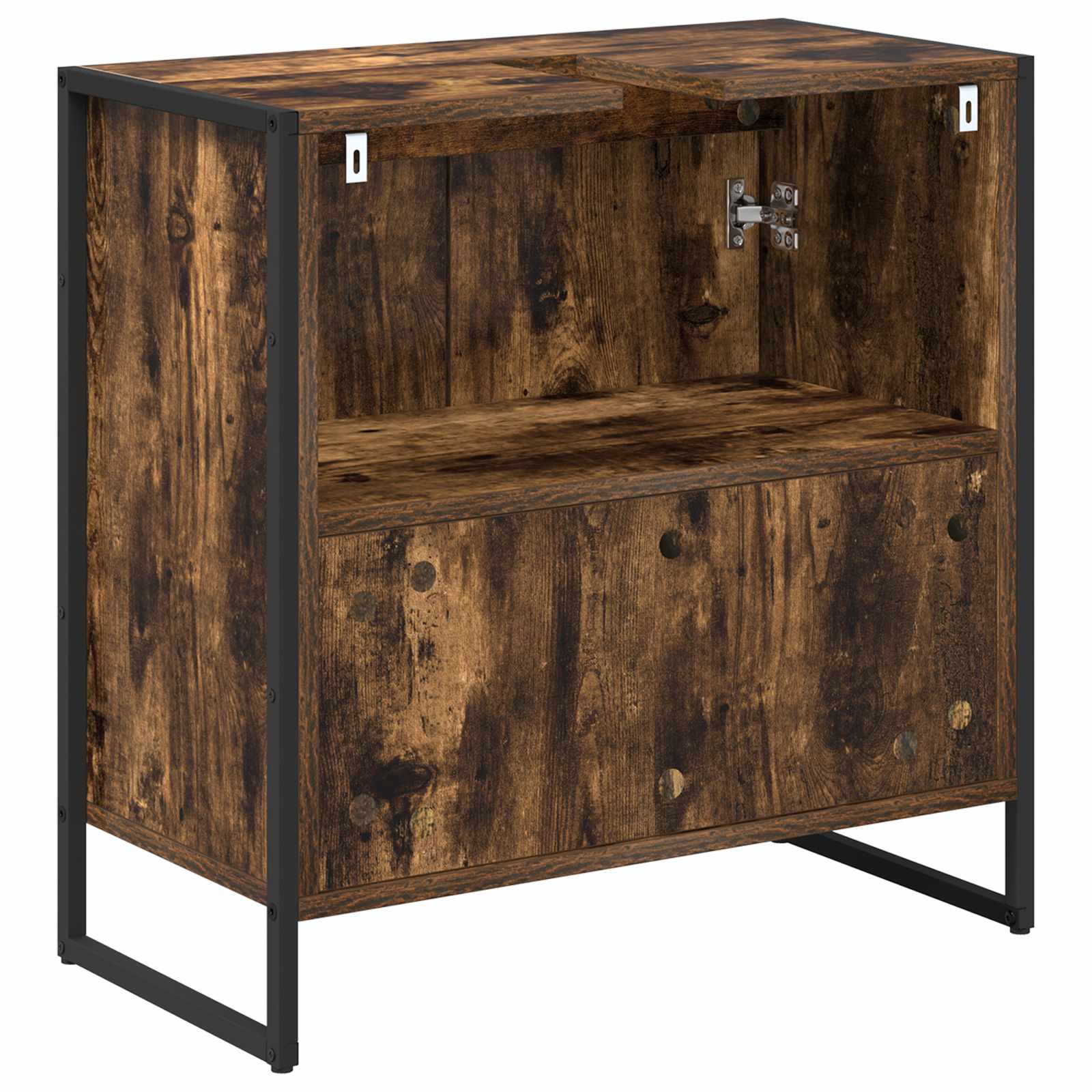 Kupaonski ormar Dimni hrast 60 x 30 x 60 cm Konstruirano drvo