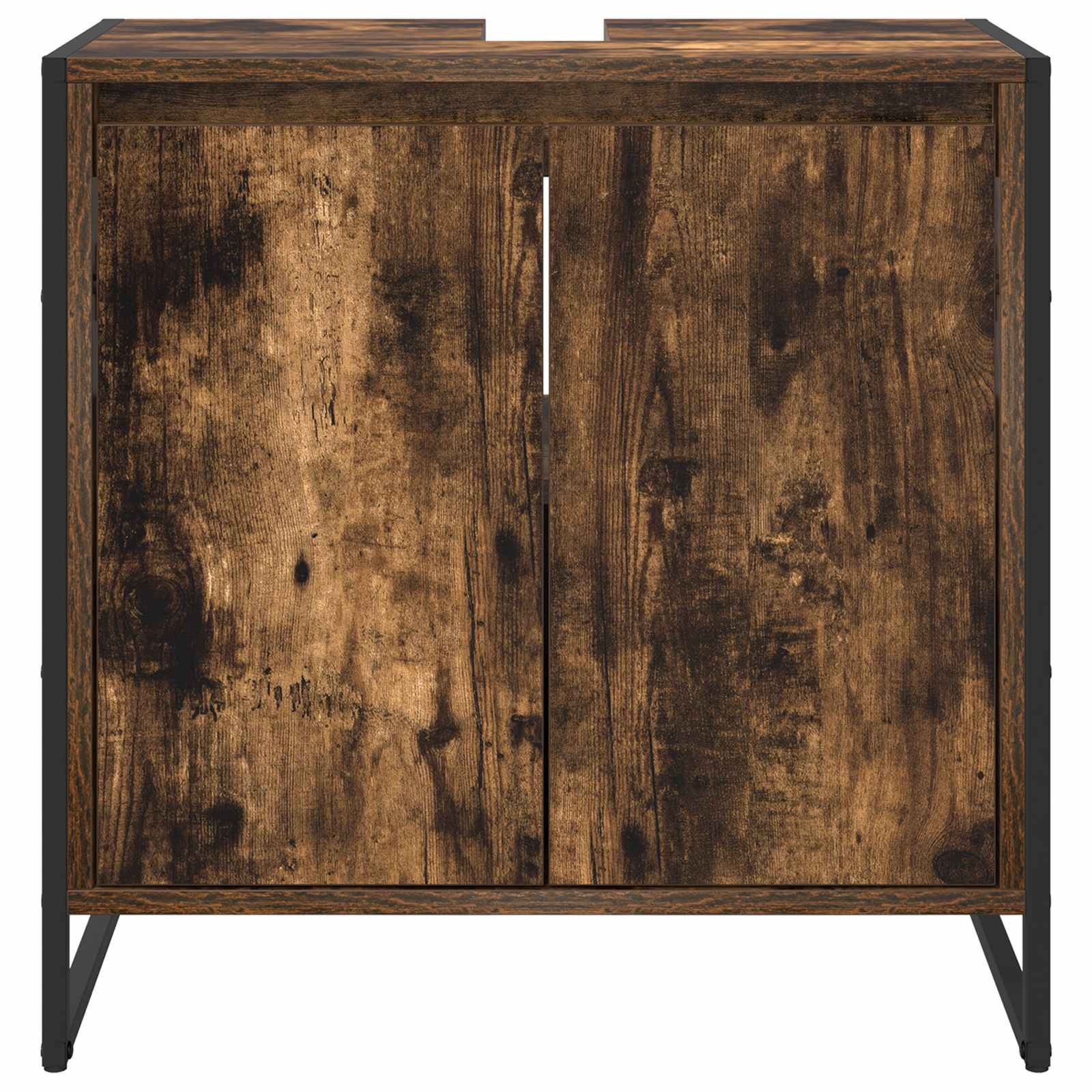Kupaonski ormar Dimni hrast 60 x 30 x 60 cm Konstruirano drvo