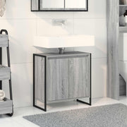 Kupaonski ormar Siva Sonoma 60 x 30 x 60 cm Konstruirano drvo