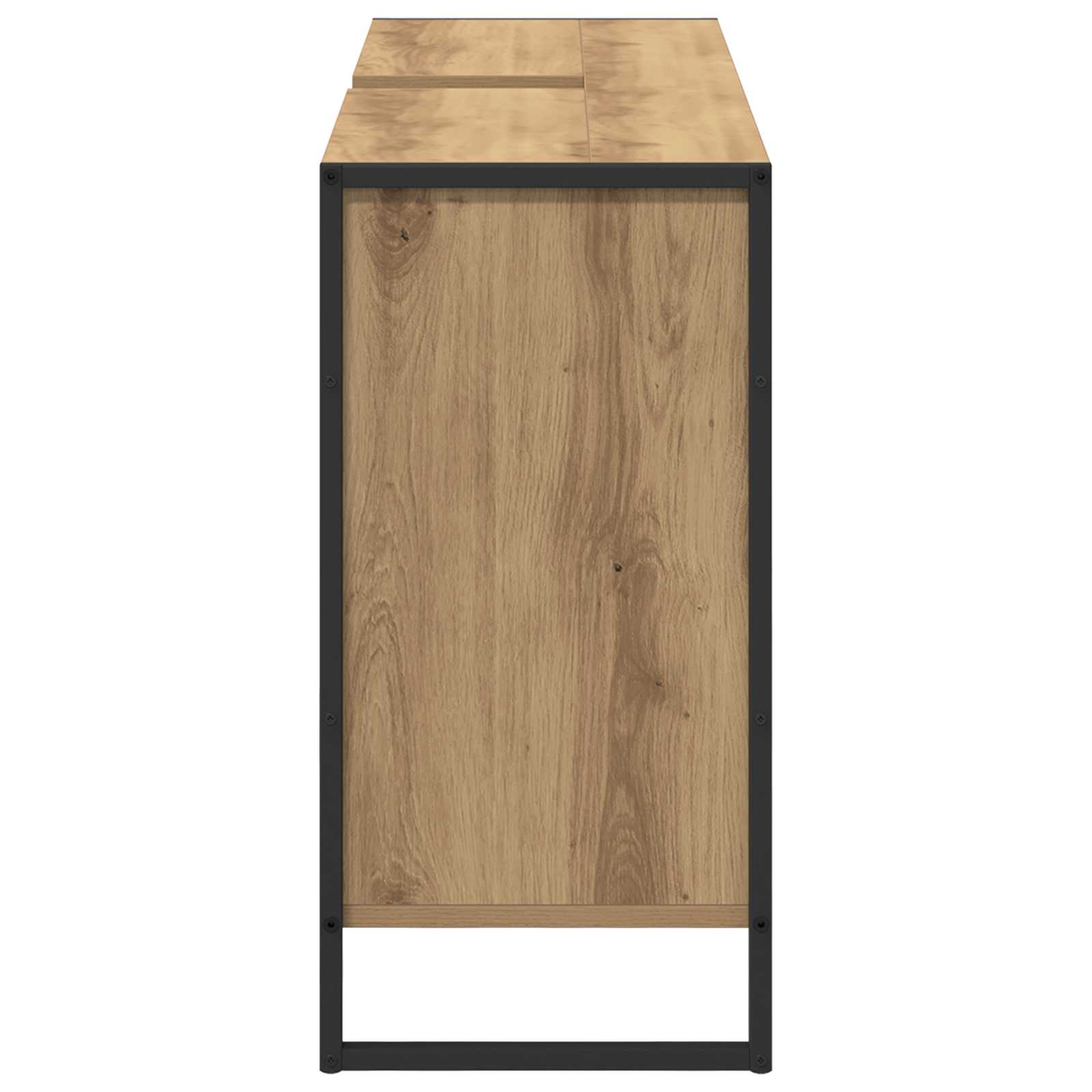 Kupaonski ormar s vratima Umjetnička hrastovina 60 x 30 x 60 cm