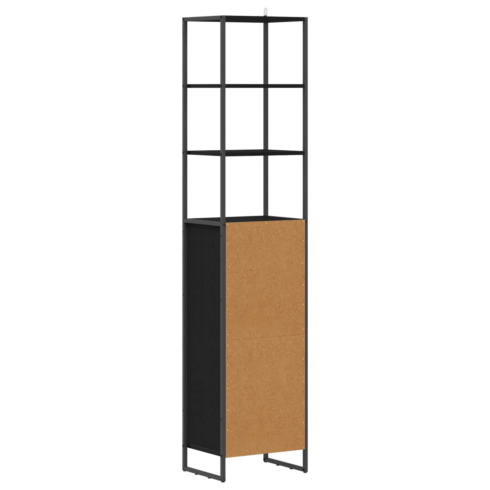 Kupaonski ormar Crni hrast 40 x 30 x 180 cm Konstruirano drvo