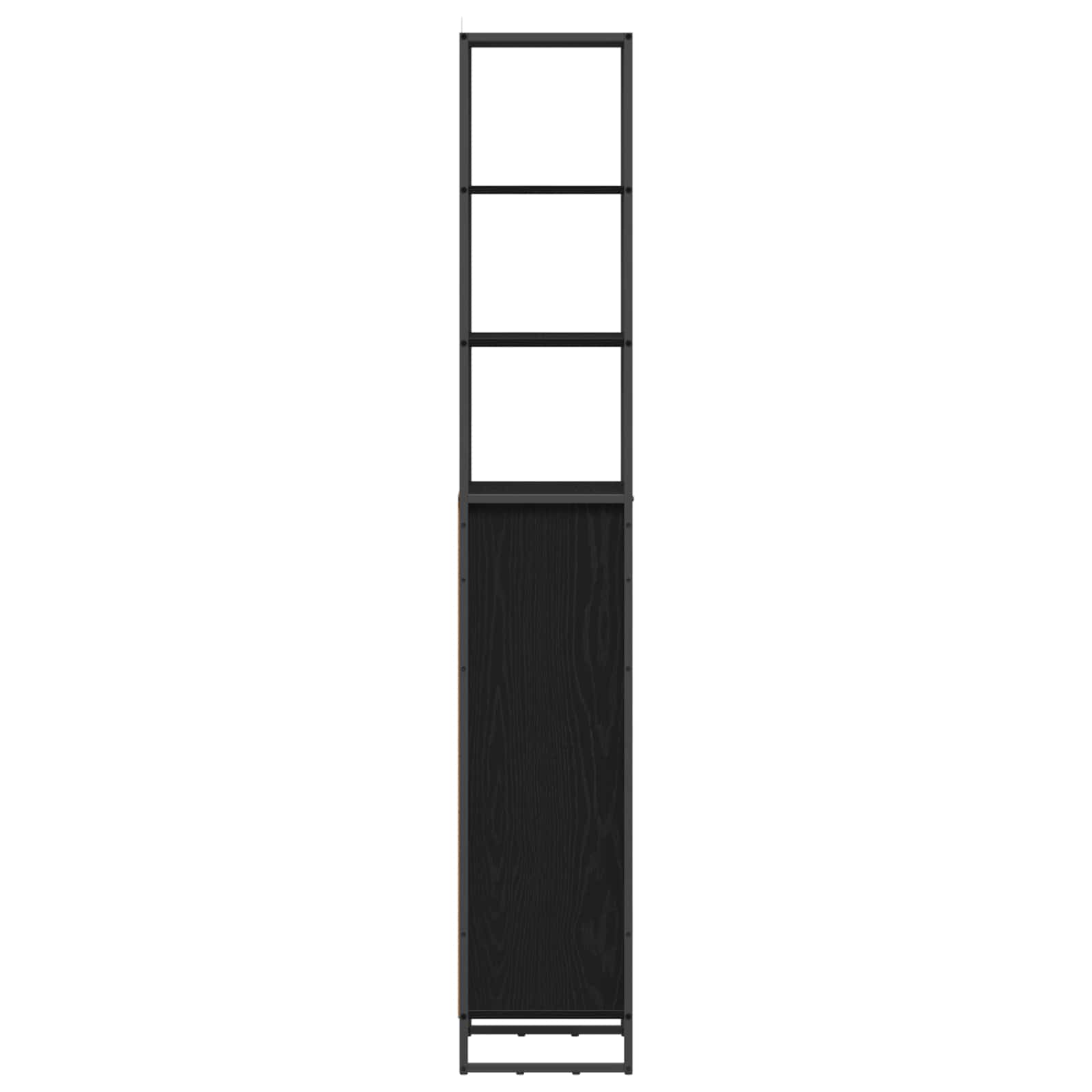 Kupaonski ormar Crni hrast 40 x 30 x 180 cm Konstruirano drvo