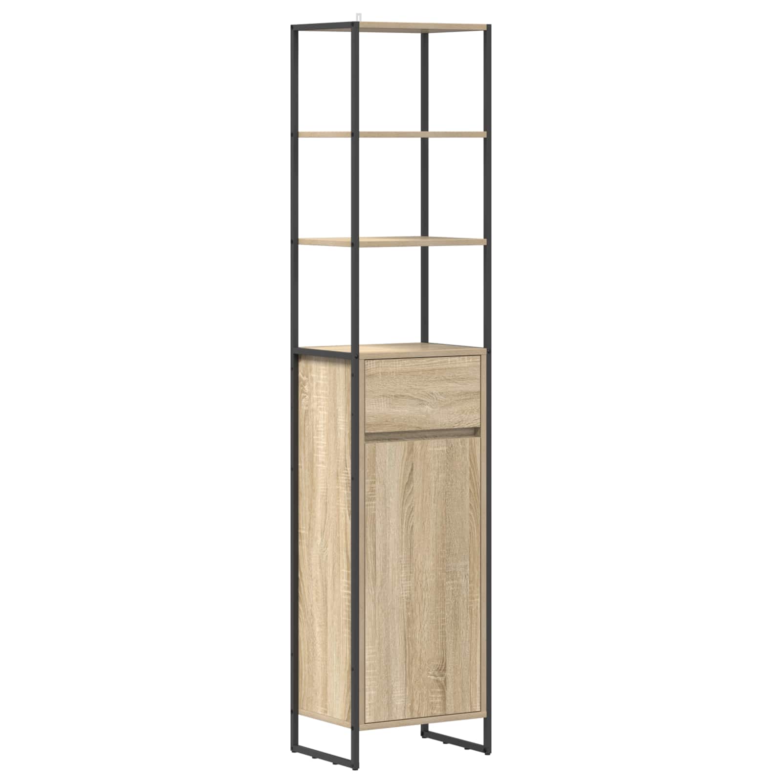 Kupaonski ormar Sonoma 40 x 30 x 180 cm Konstruirano drvo