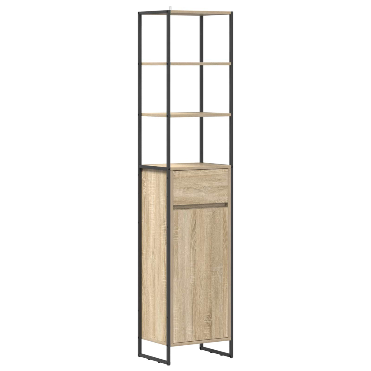 Kupaonski ormar Sonoma 40 x 30 x 180 cm Konstruirano drvo
