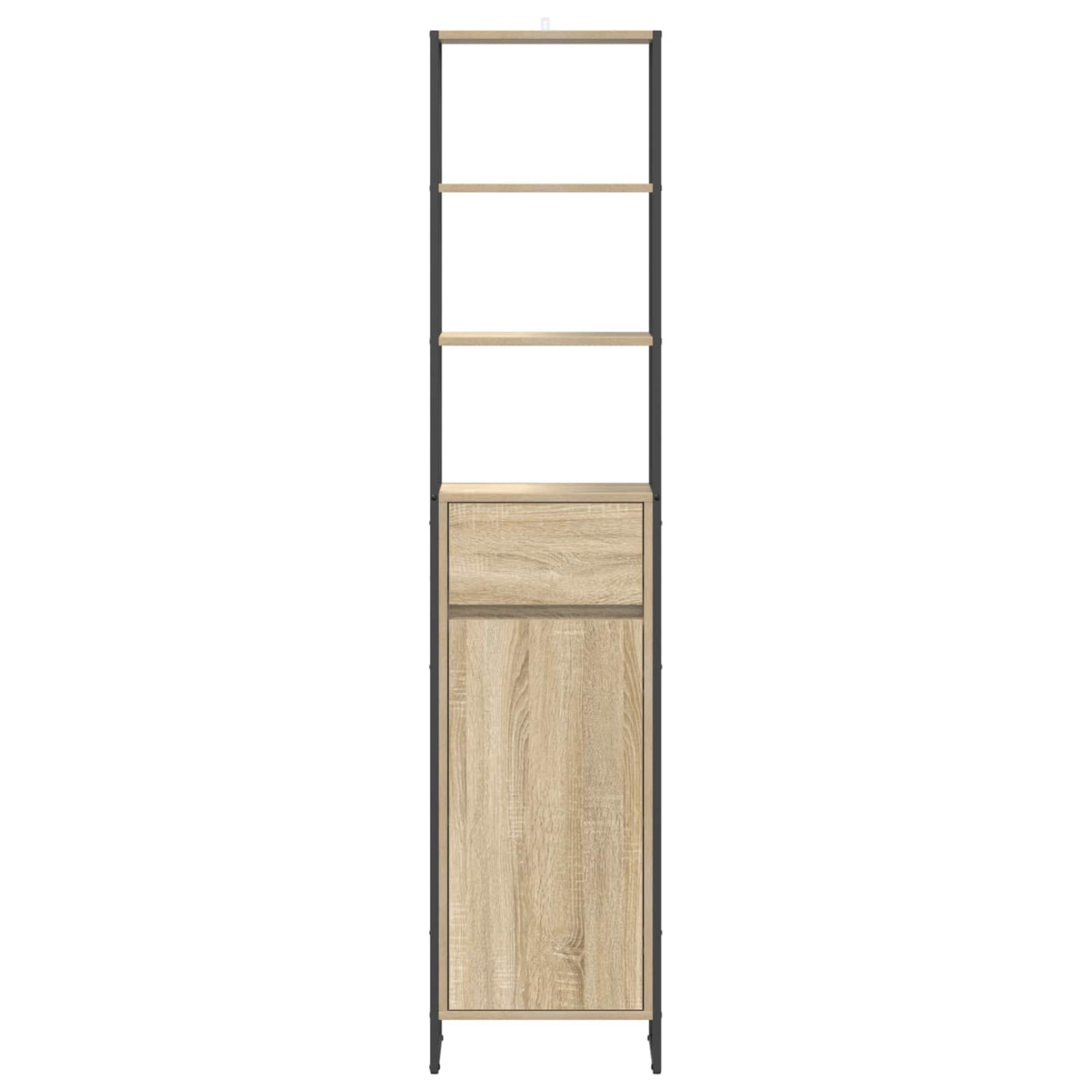 Kupaonski ormar Sonoma 40 x 30 x 180 cm Konstruirano drvo