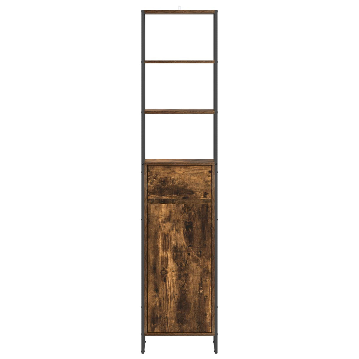 Kupaonski ormar Dimni hrast 40 x 30 x 180 cm Konstruirano drvo