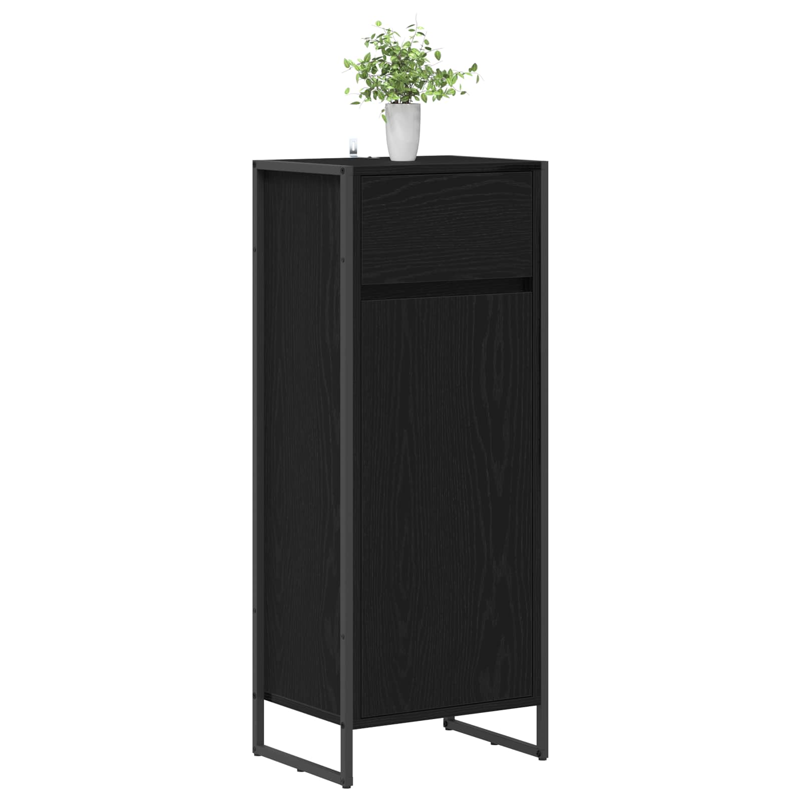 Kupaonski ormar Crni hrast 40 x 30 x 100 cm Konstruirano drvo