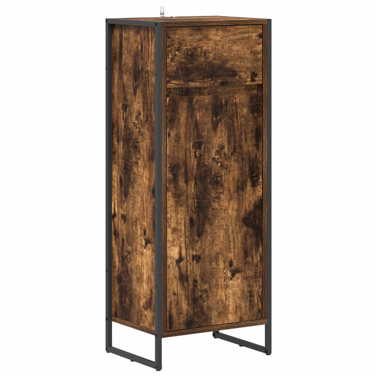 Kupaonski ormar Dimni hrast 40 x 30 x 100 cm Konstruirano drvo