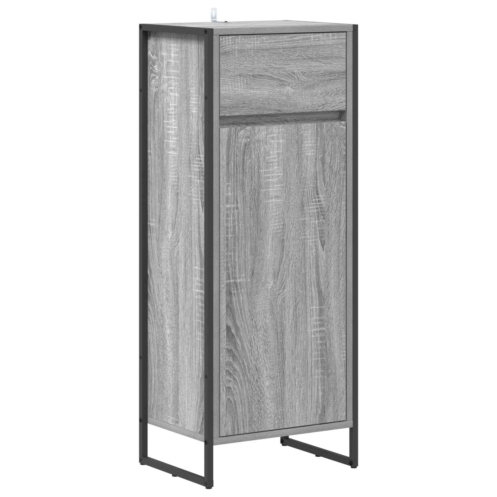 Kupaonski ormar Siva Sonoma 40 x 30 x 100 cm Konstruirano drvo
