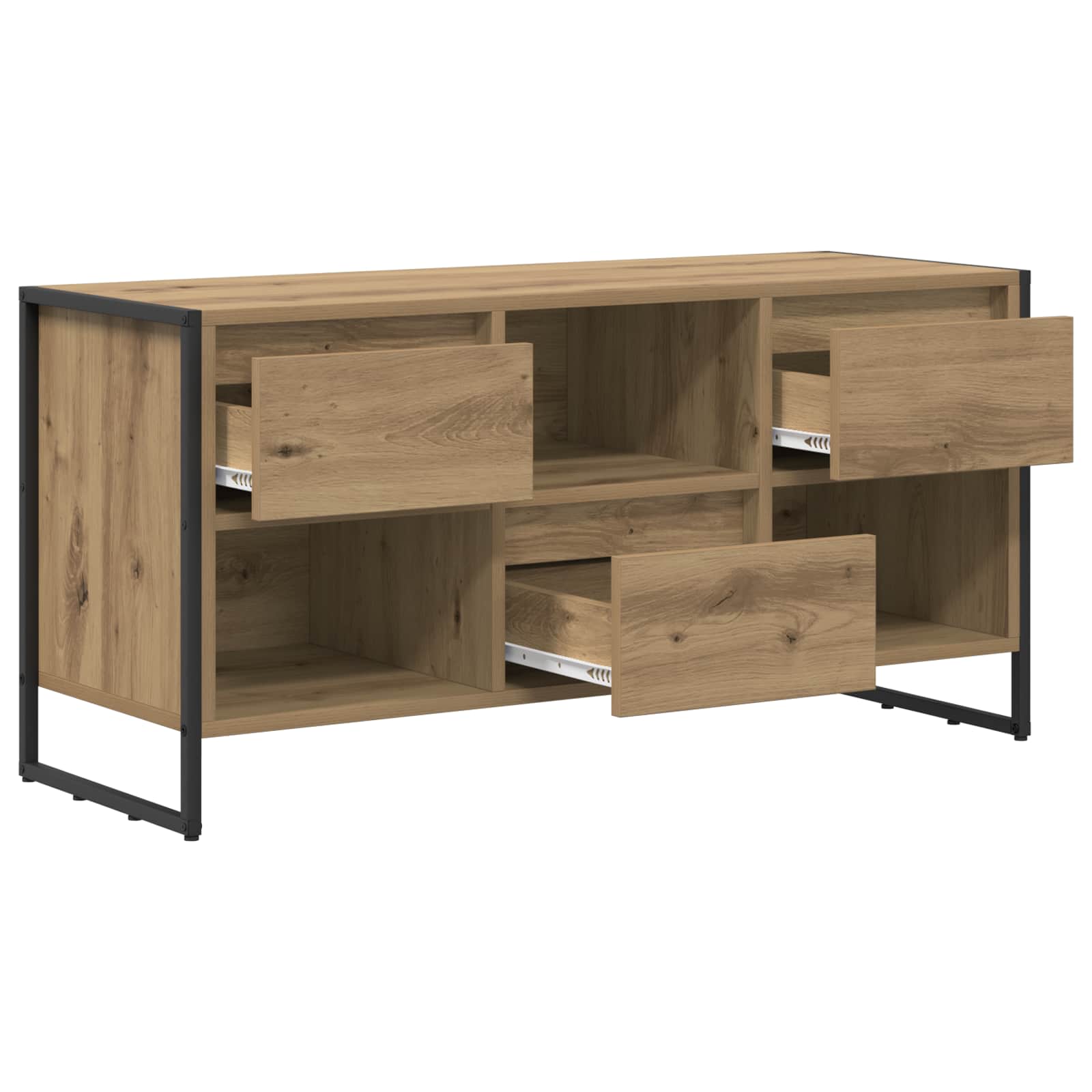 TV ormar s ladicama Umjetnička hrastovina 100 x 36 x 49,5 cm
