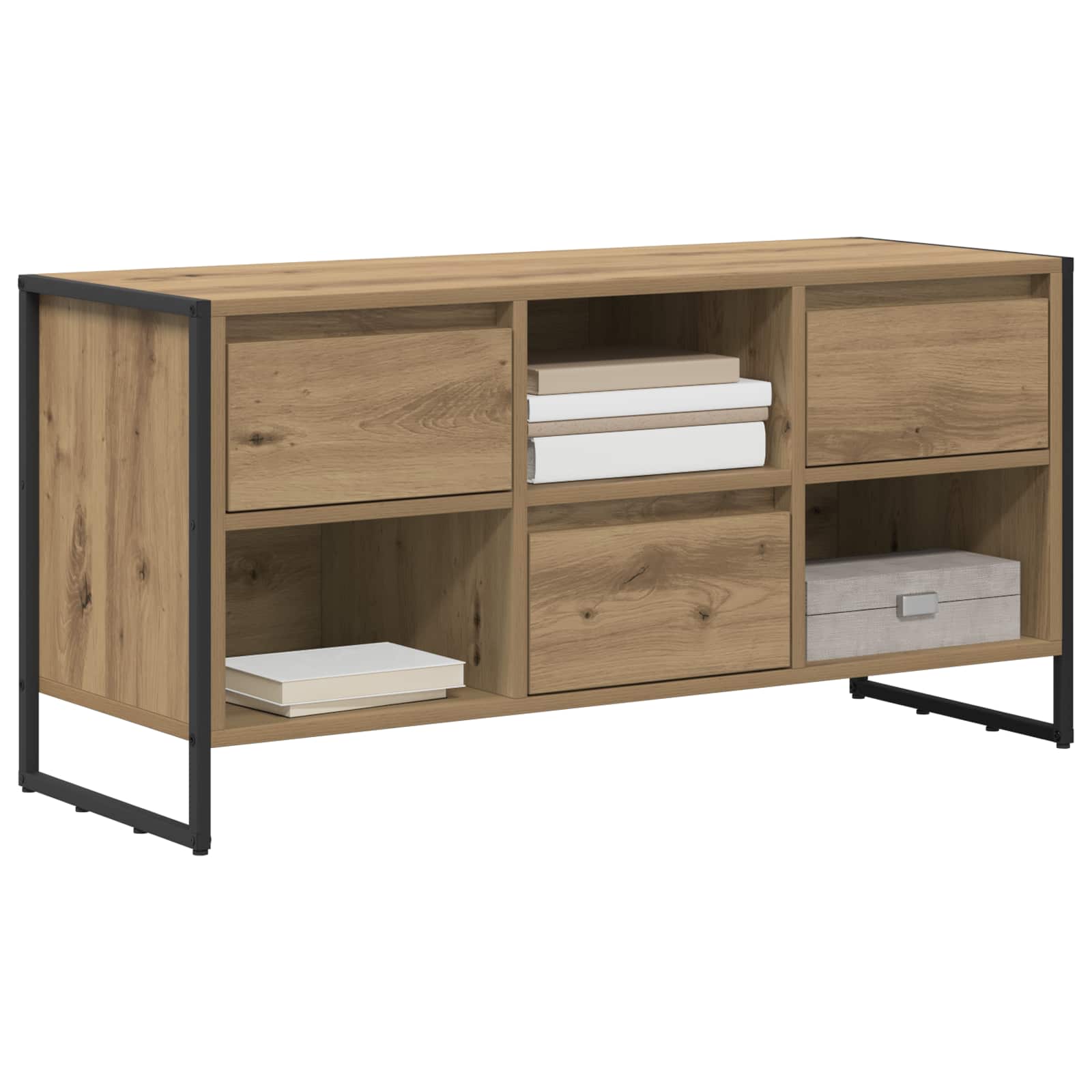 TV ormar s ladicama Umjetnička hrastovina 100 x 36 x 49,5 cm