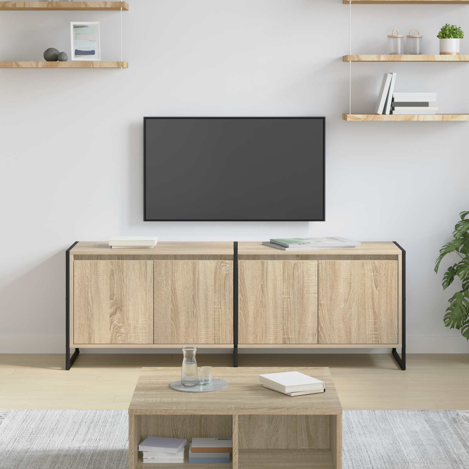 TV ormar Sonoma 140 x 36 x 49.5 cm Konstruirano drvo