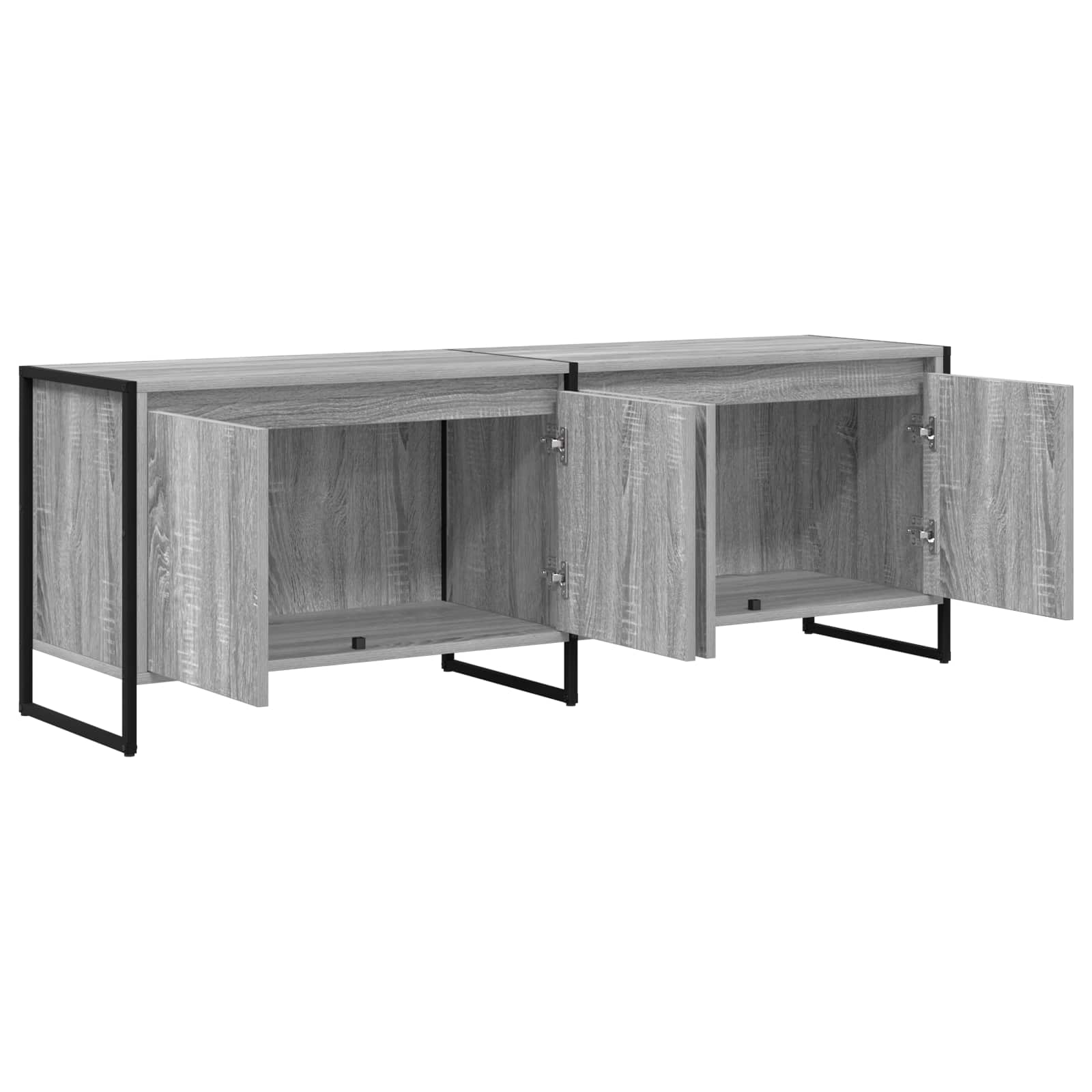 TV ormar Siva Sonoma 140 x 36 x 49.5 cm Konstruirano drvo
