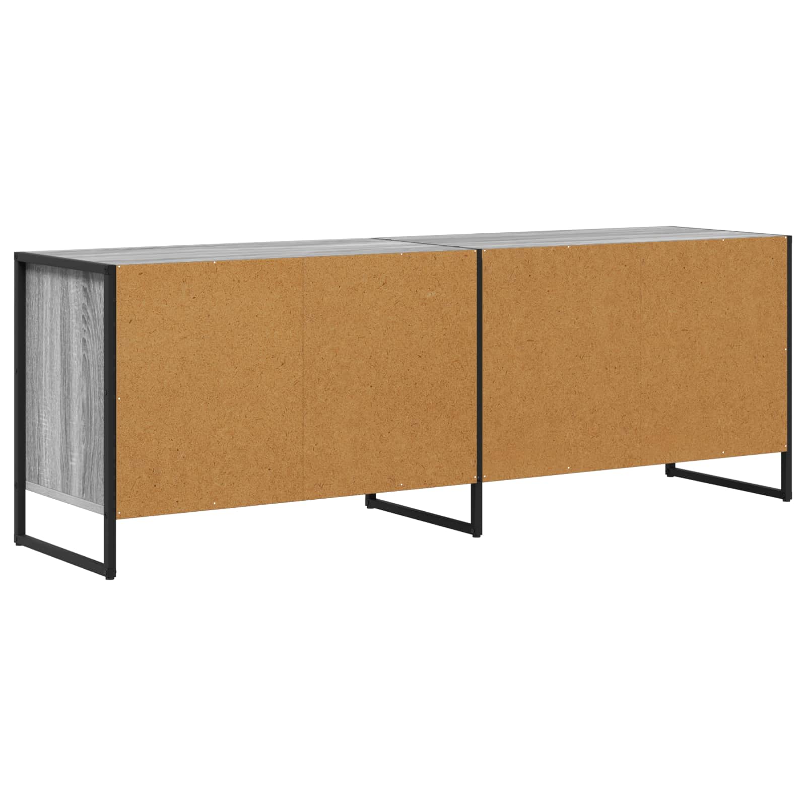 TV ormar Siva Sonoma 140 x 36 x 49.5 cm Konstruirano drvo