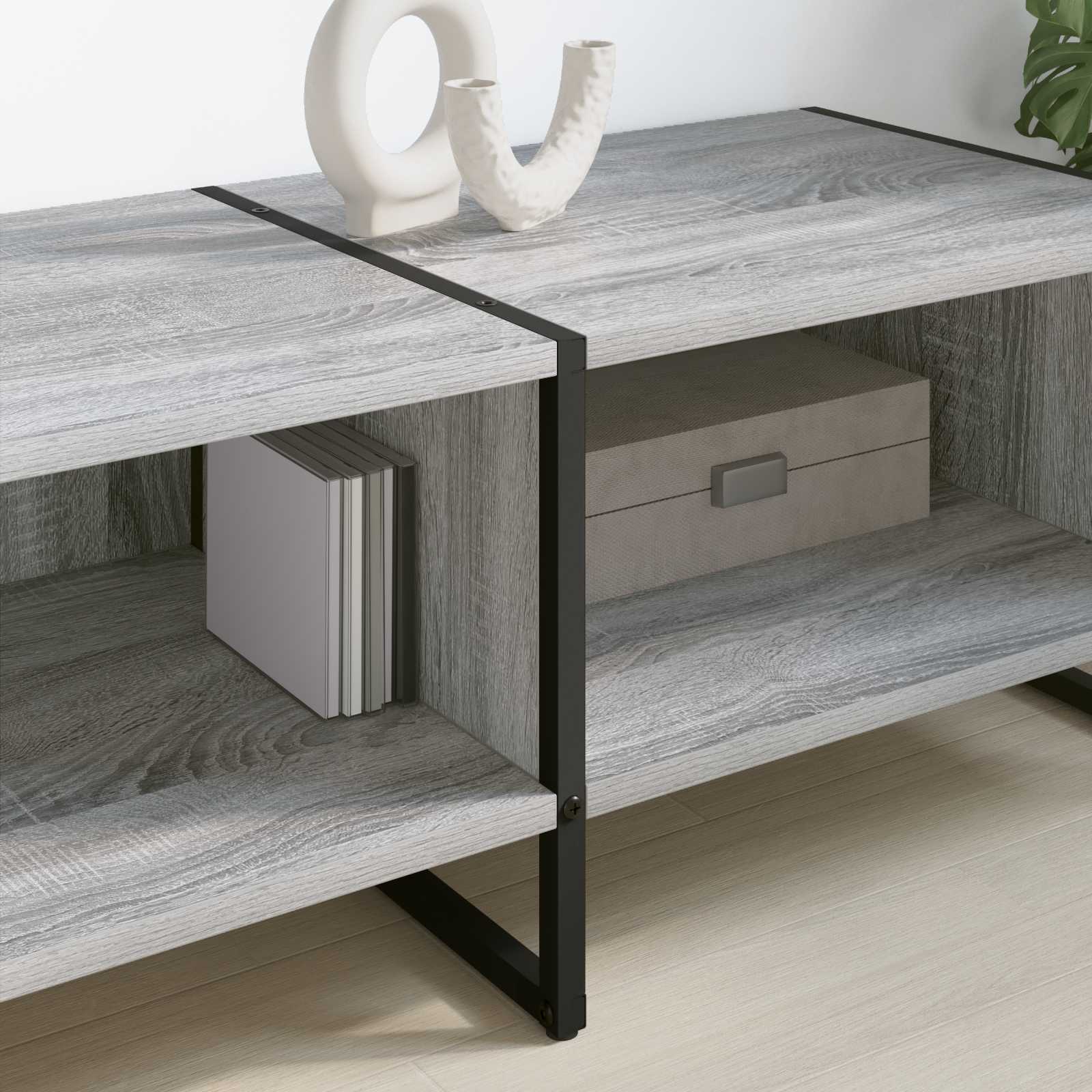 TV ormar Siva Sonoma 170.5 x 36 x 30.5 cm Konstruirano drvo