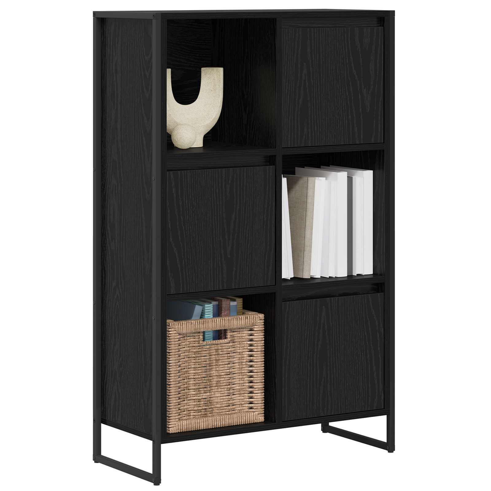 Ormarić za knjige Crni hrast 68 x 30 x 108.5 cm