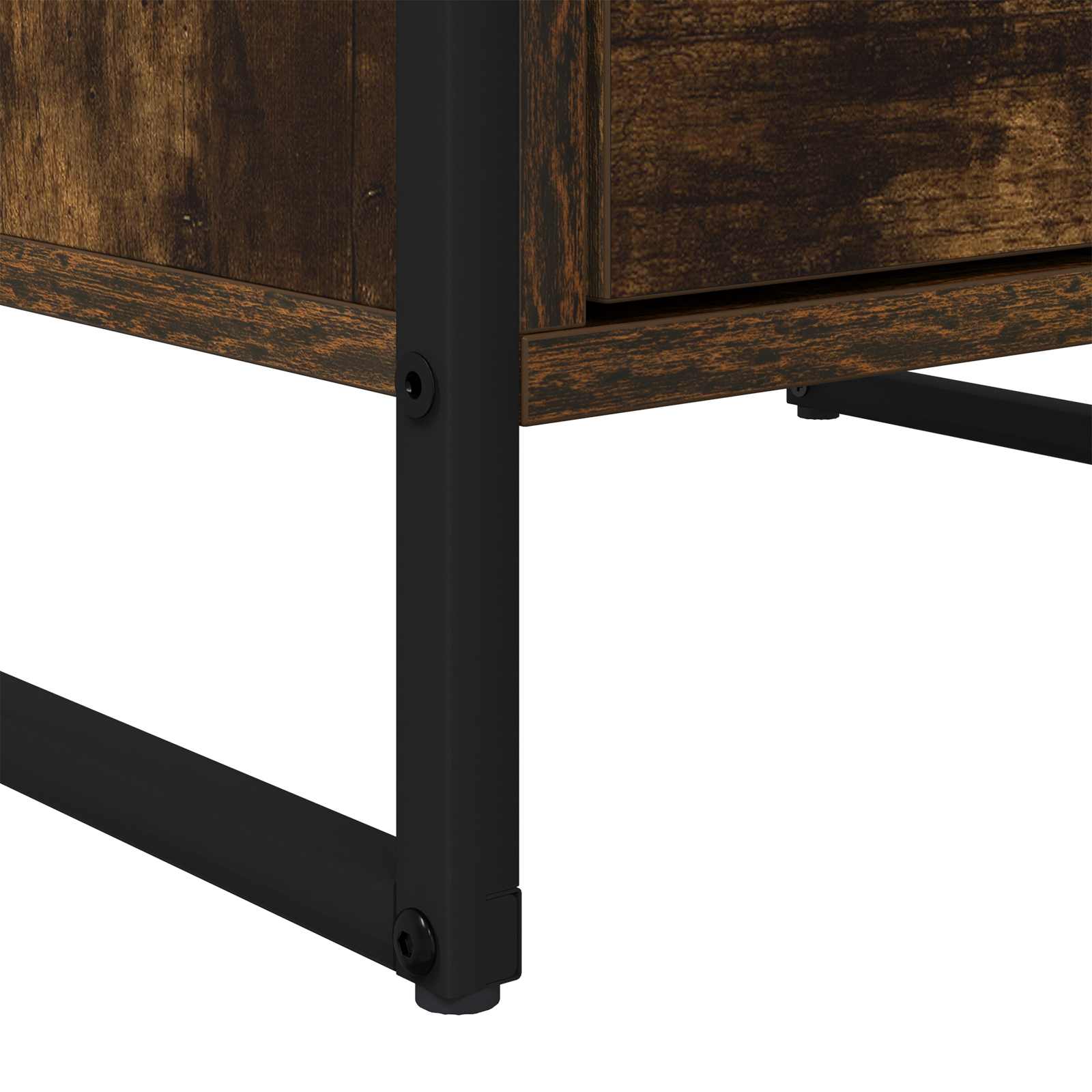 Kreveta Dimni hrast 42 x 36 x 75.5 cm Konstruirano drvo