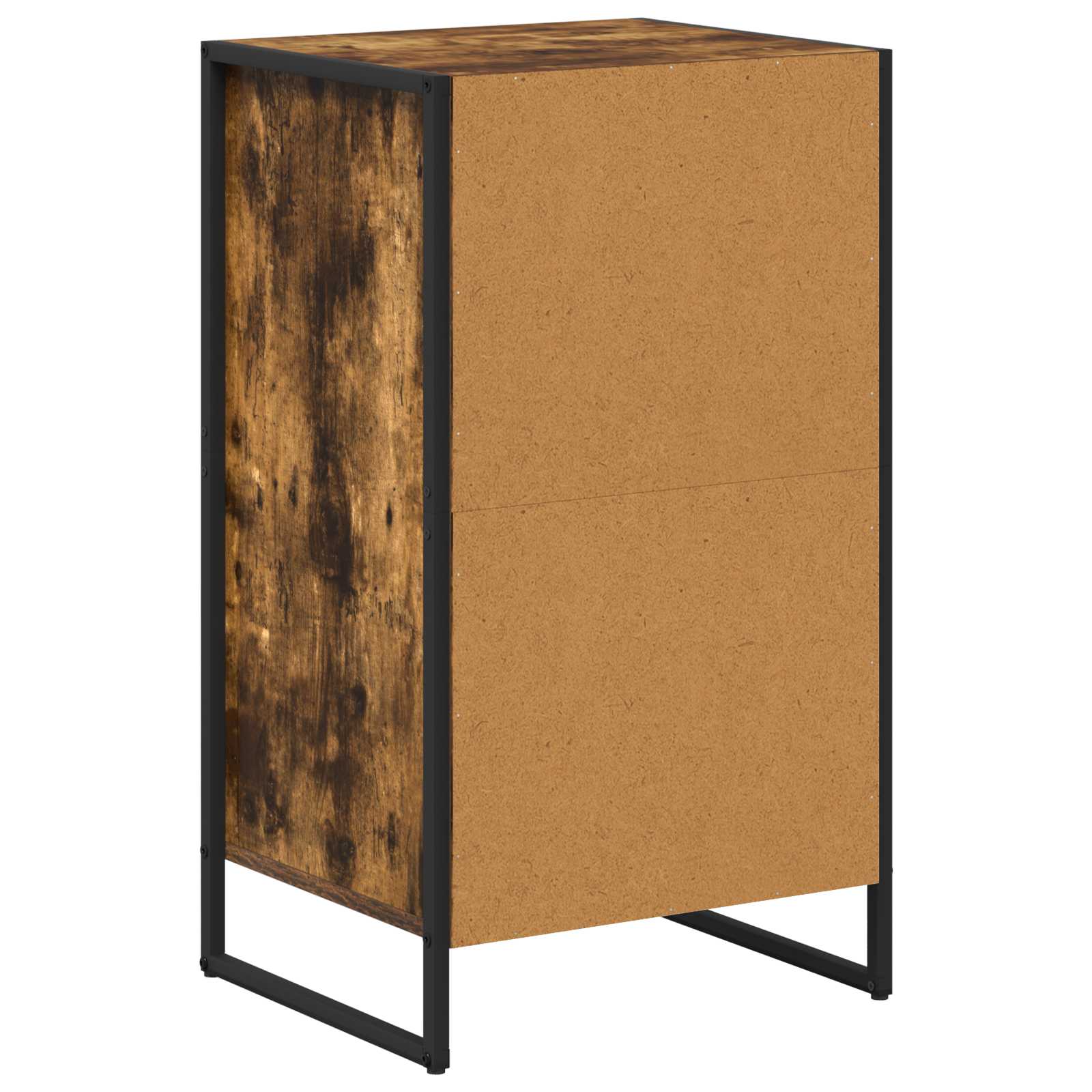 Kreveta Dimni hrast 42 x 36 x 75.5 cm Konstruirano drvo