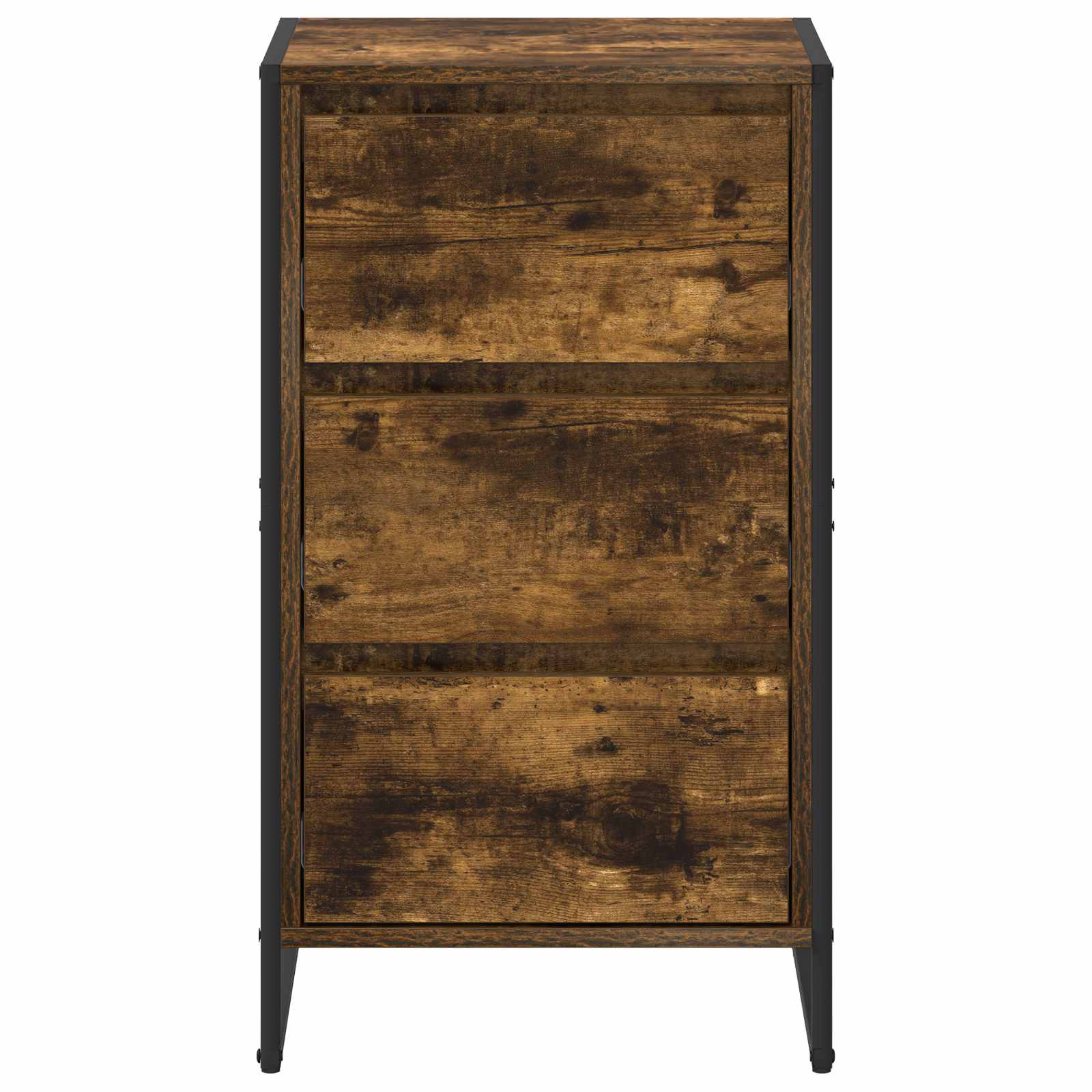 Kreveta Dimni hrast 42 x 36 x 75.5 cm Konstruirano drvo