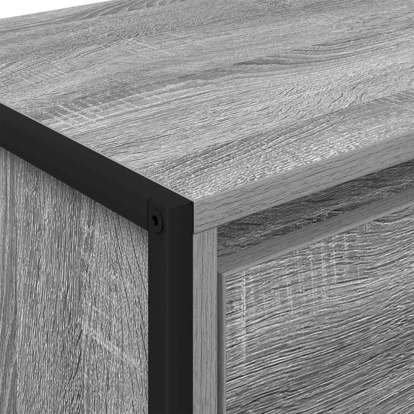 Kreveta Siva Sonoma 42 x 36 x 75.5 cm Konstruirano drvo