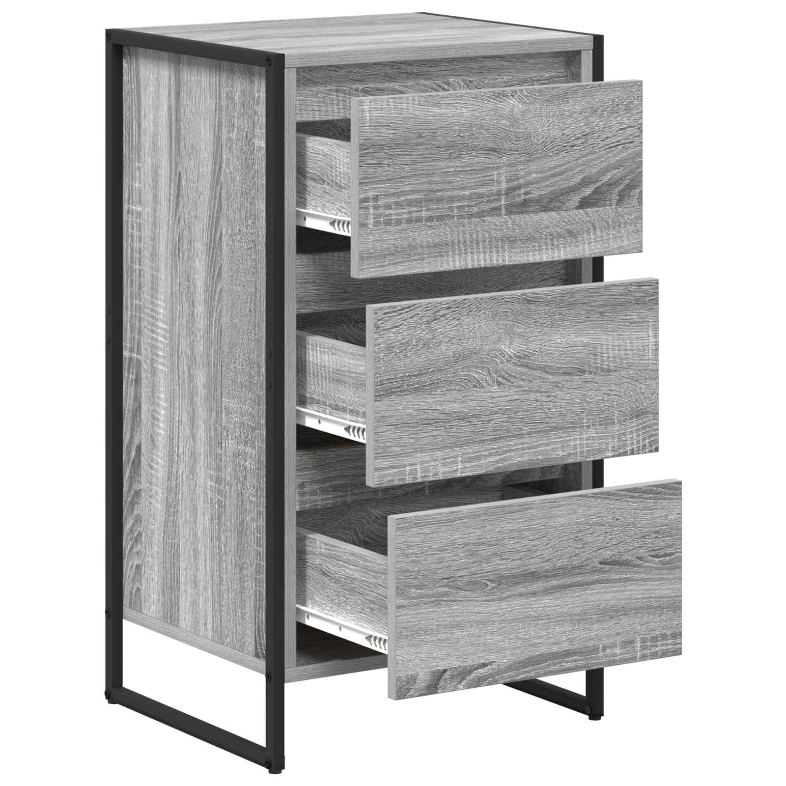 Kreveta Siva Sonoma 42 x 36 x 75.5 cm Konstruirano drvo