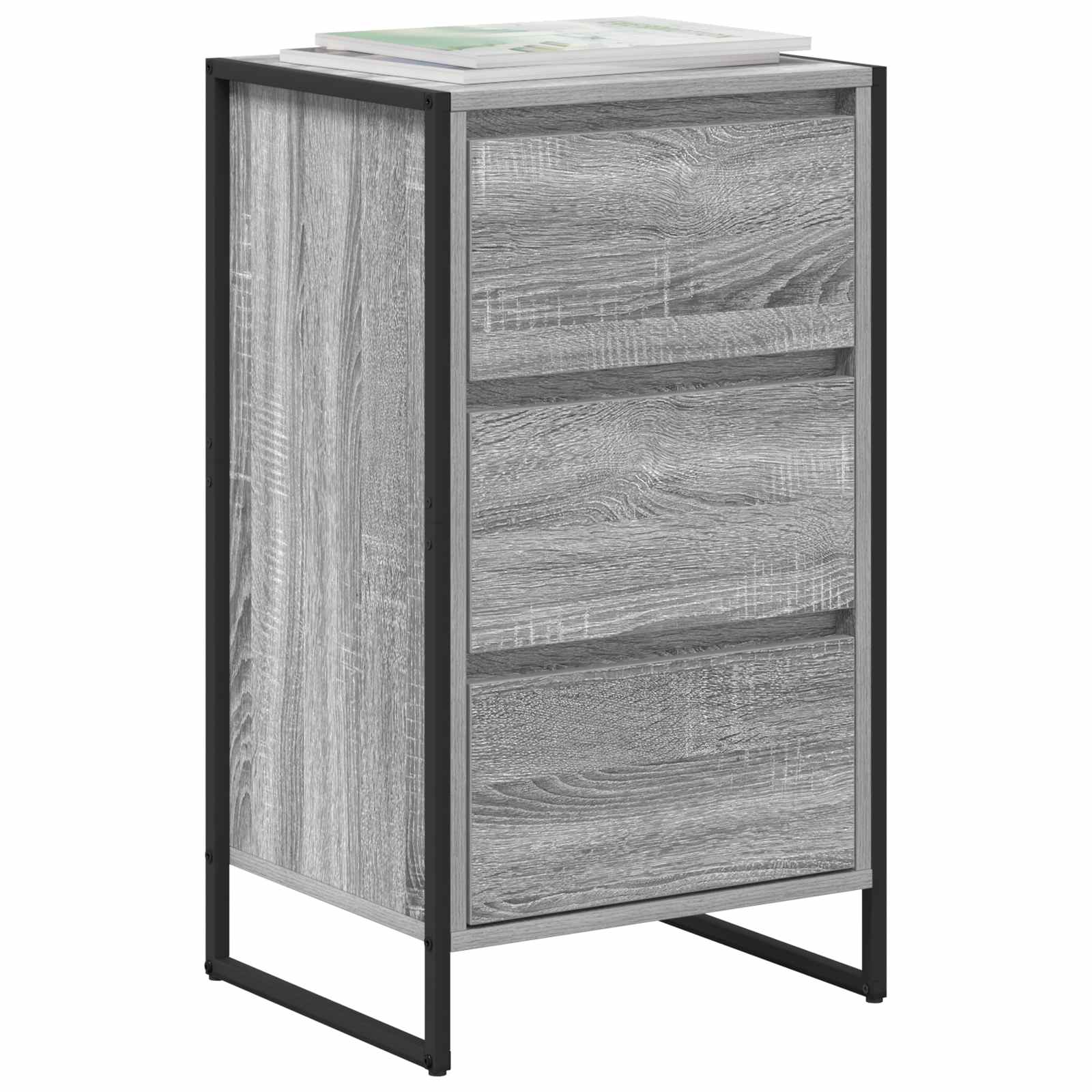 Kreveta Siva Sonoma 42 x 36 x 75.5 cm Konstruirano drvo