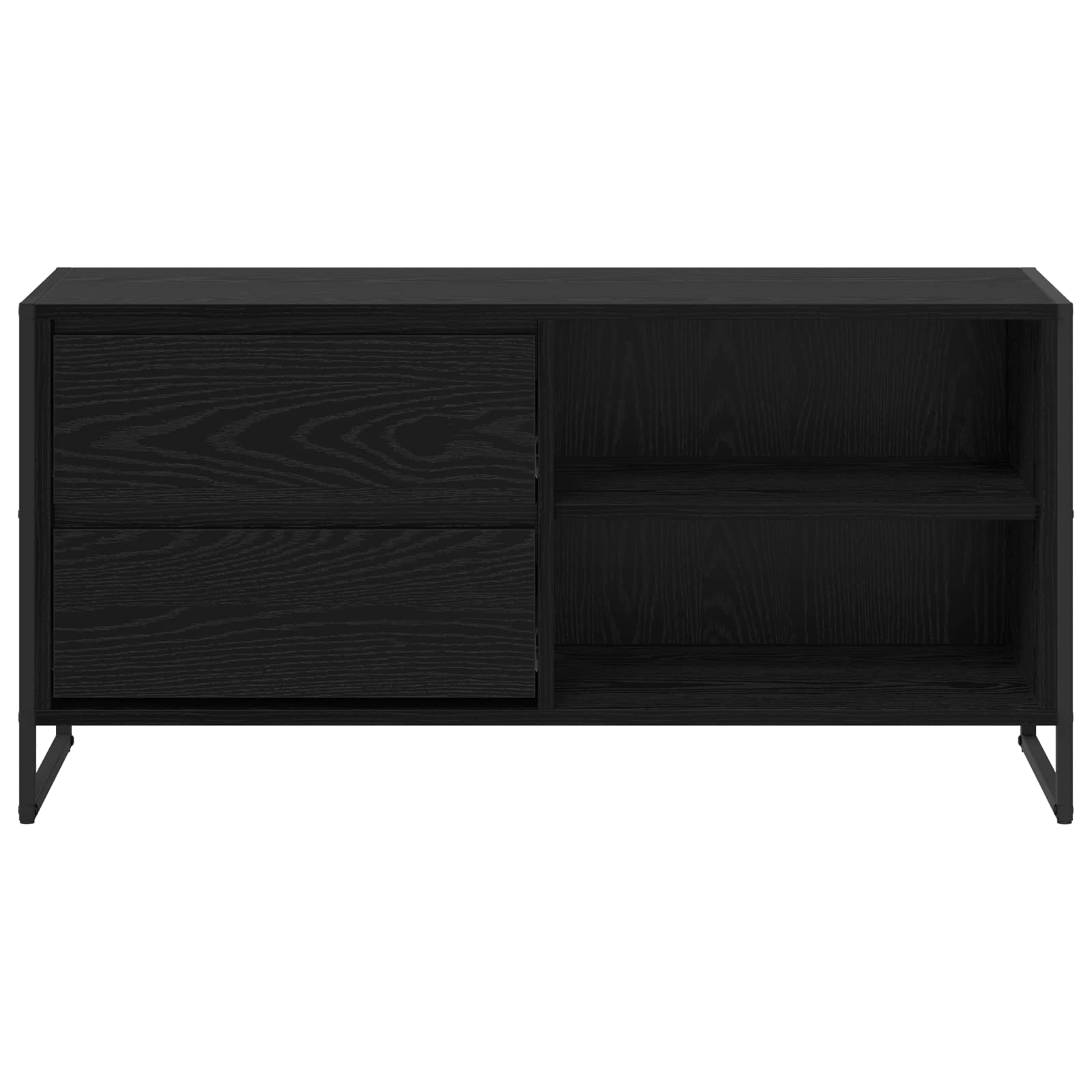 TV ormar Crni hrast 100 x 36 x 49,5 cm Konstruirano drvo