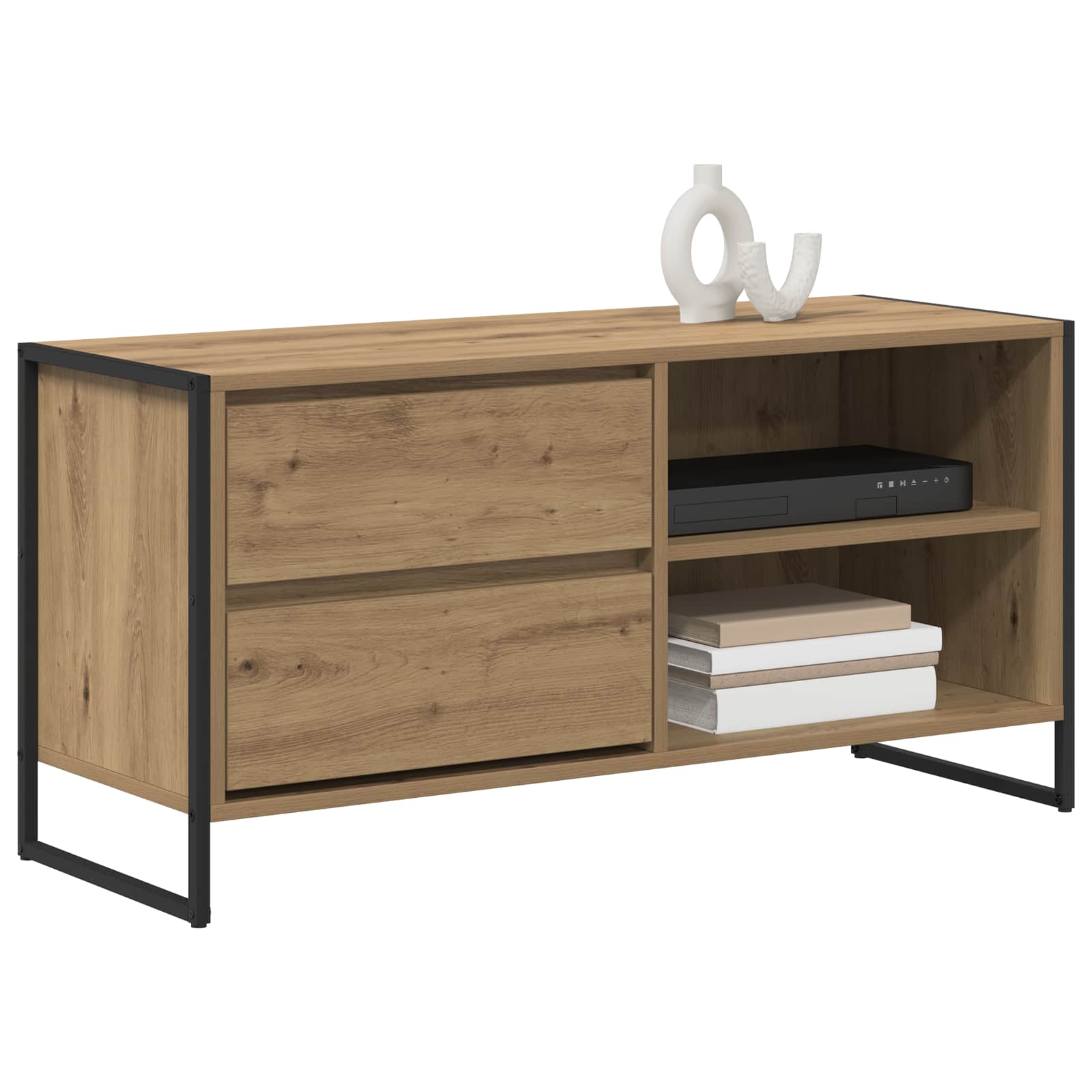 TV ormar s ladicama Umjetnička hrastovina 100 x 36 x 49,5 cm
