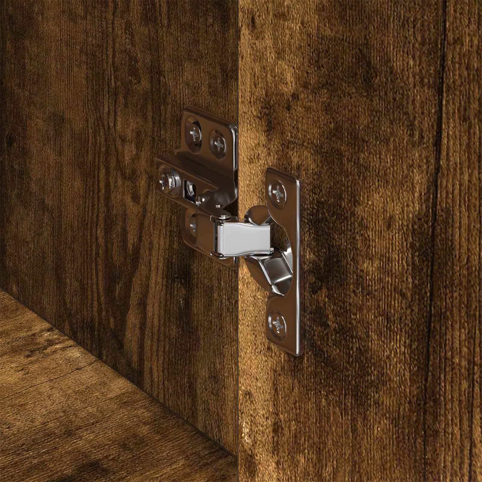 Kreveta Dimni hrast 43 x 36 x 75,5 cm Konstruirano drvo