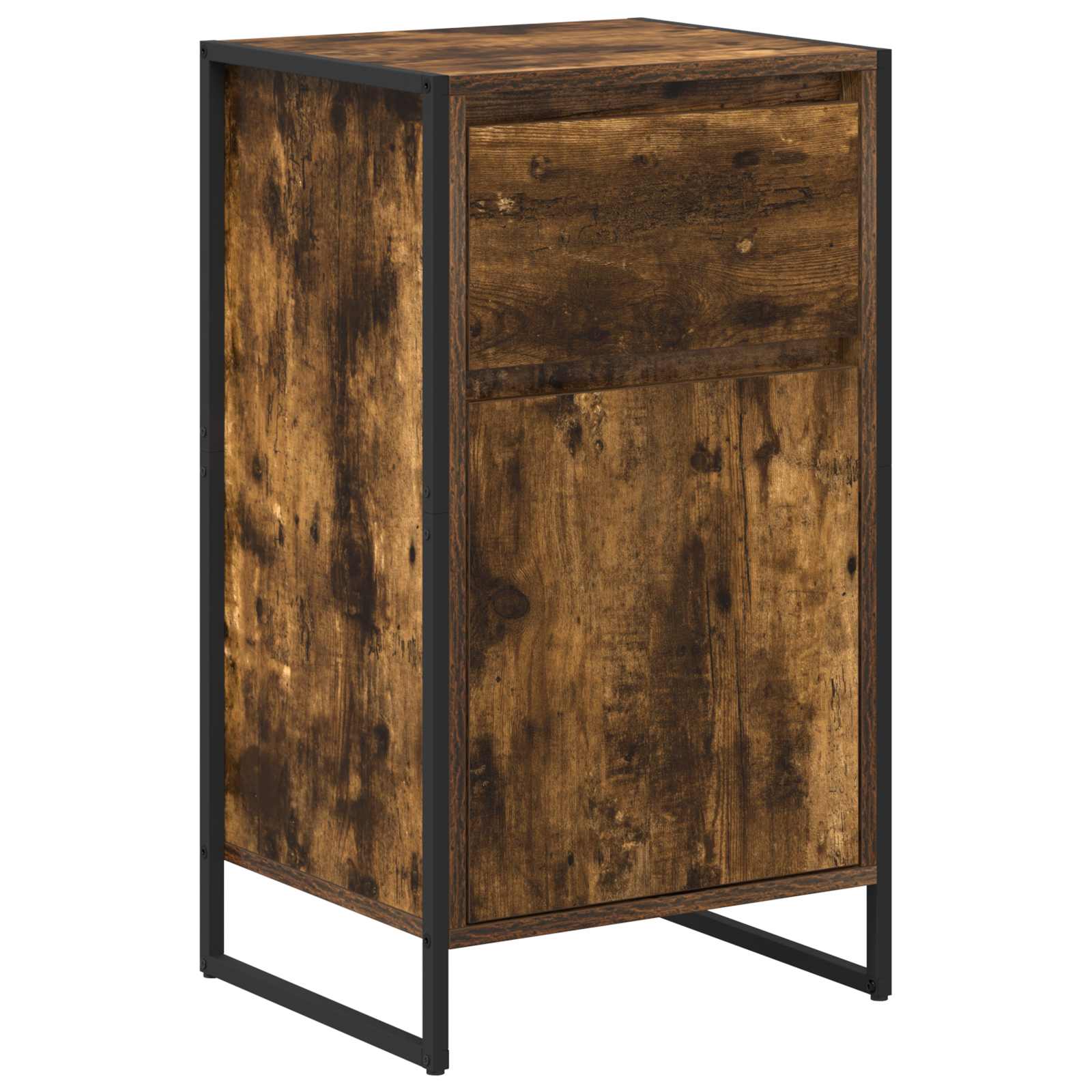 Kreveta Dimni hrast 43 x 36 x 75,5 cm Konstruirano drvo