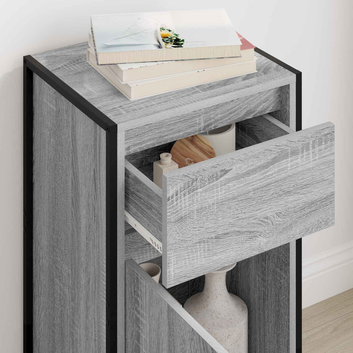 Kreveta Siva Sonoma 43 x 36 x 75,5 cm Konstruirano drvo