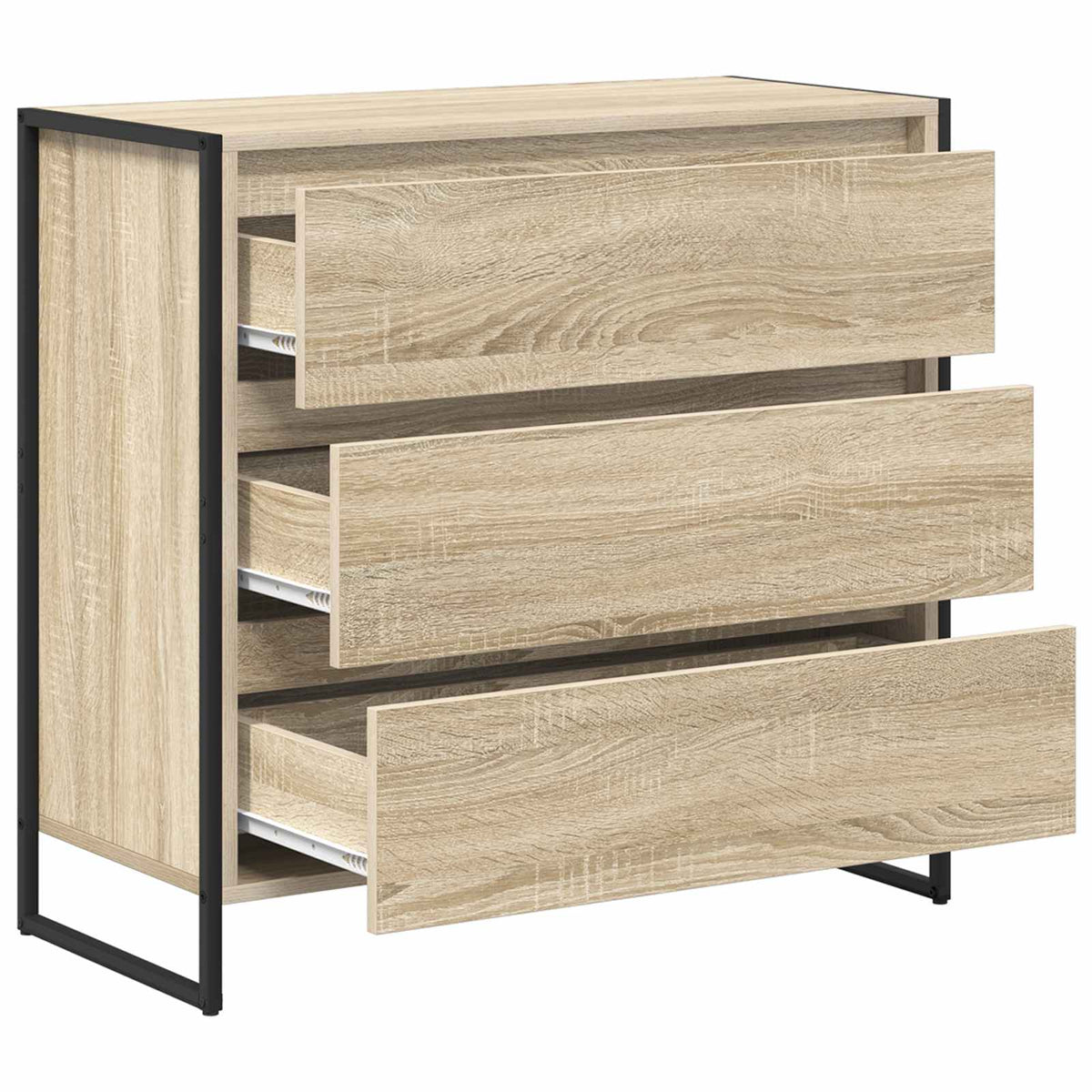 Kreveta s ladicama Sonoma 79 x 36 x 75.5 cm Konstruirano drvo