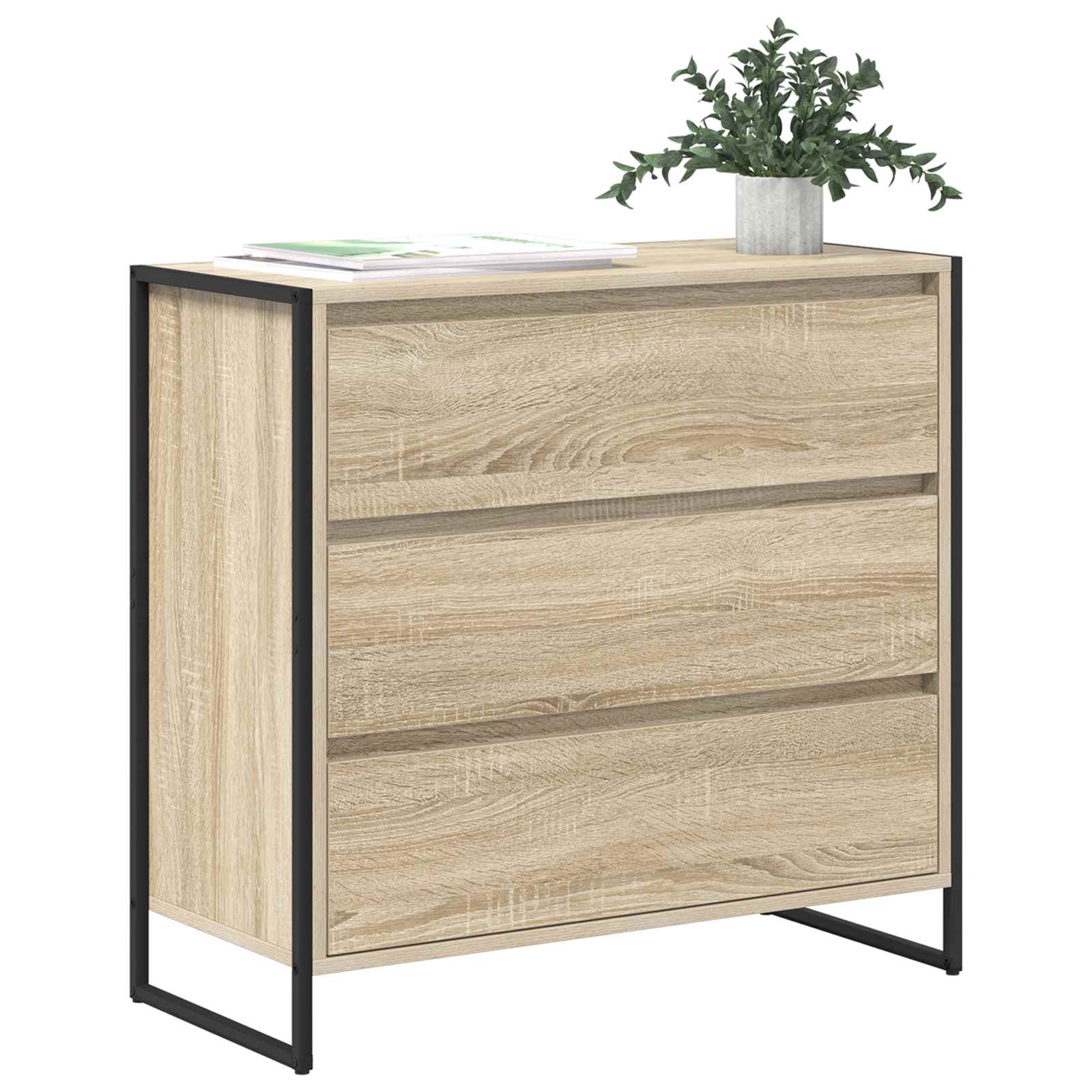 Kreveta s ladicama Sonoma 79 x 36 x 75.5 cm Konstruirano drvo