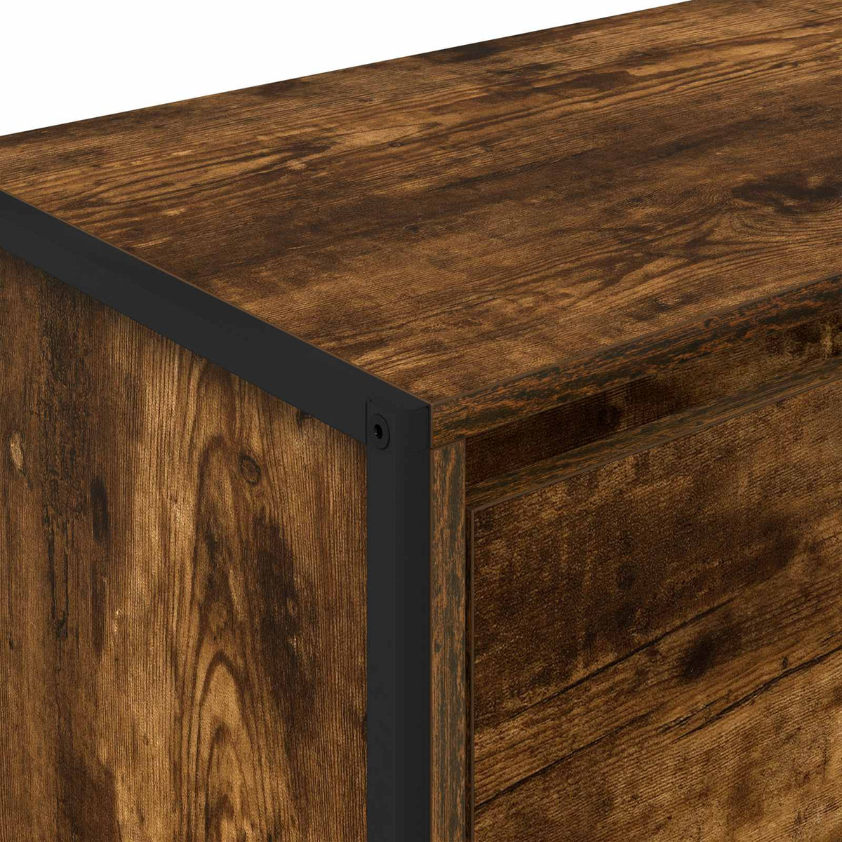 Kreveta Dimni hrast 79 x 36 x 75.5 cm Konstruirano drvo