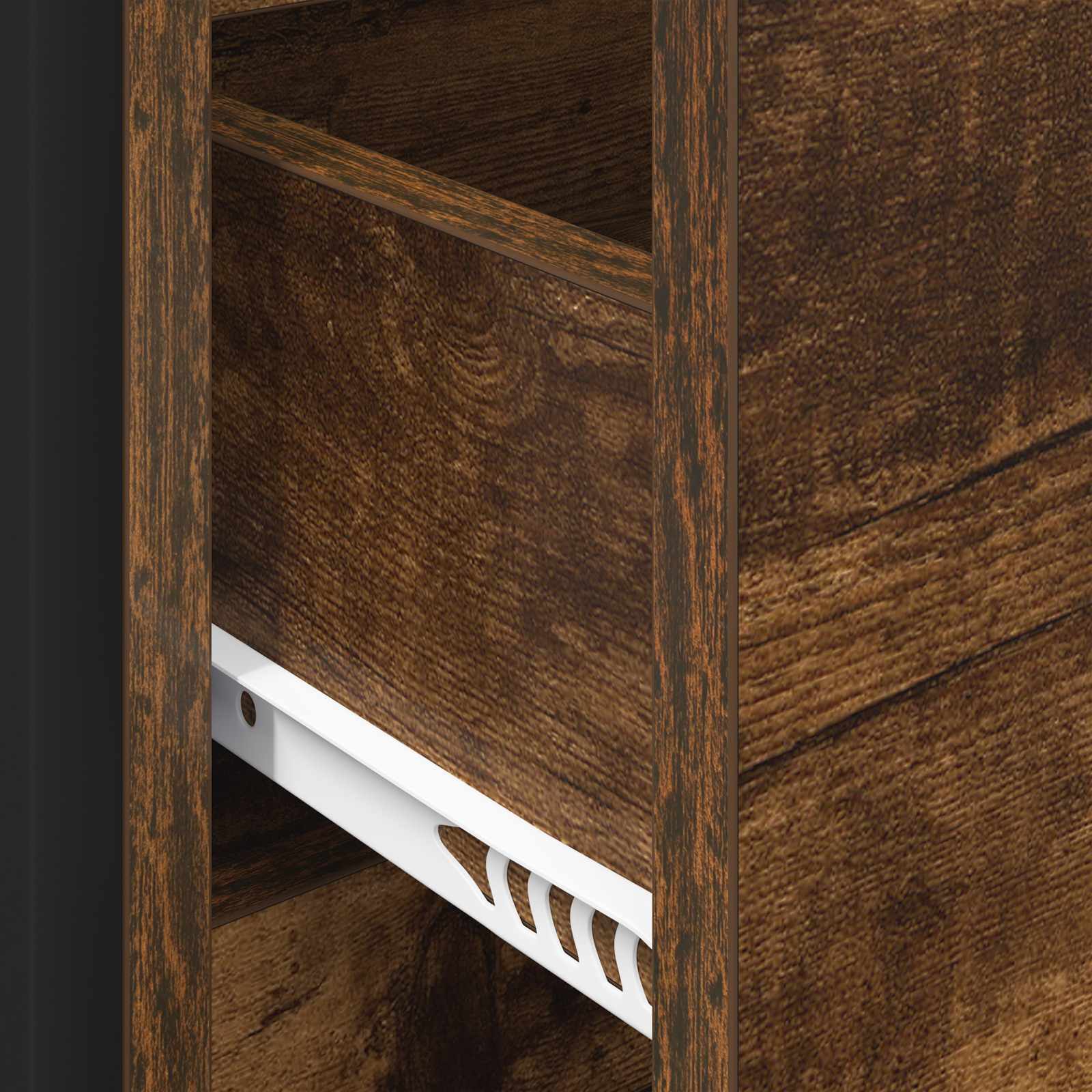 Kreveta Dimni hrast 79 x 36 x 75.5 cm Konstruirano drvo