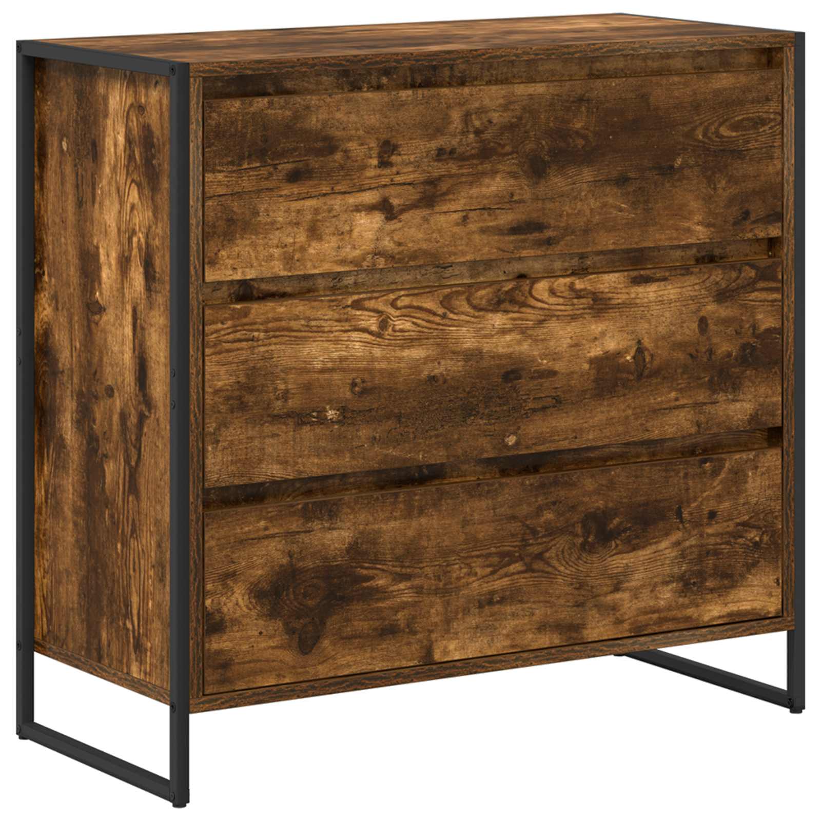 Kreveta Dimni hrast 79 x 36 x 75.5 cm Konstruirano drvo