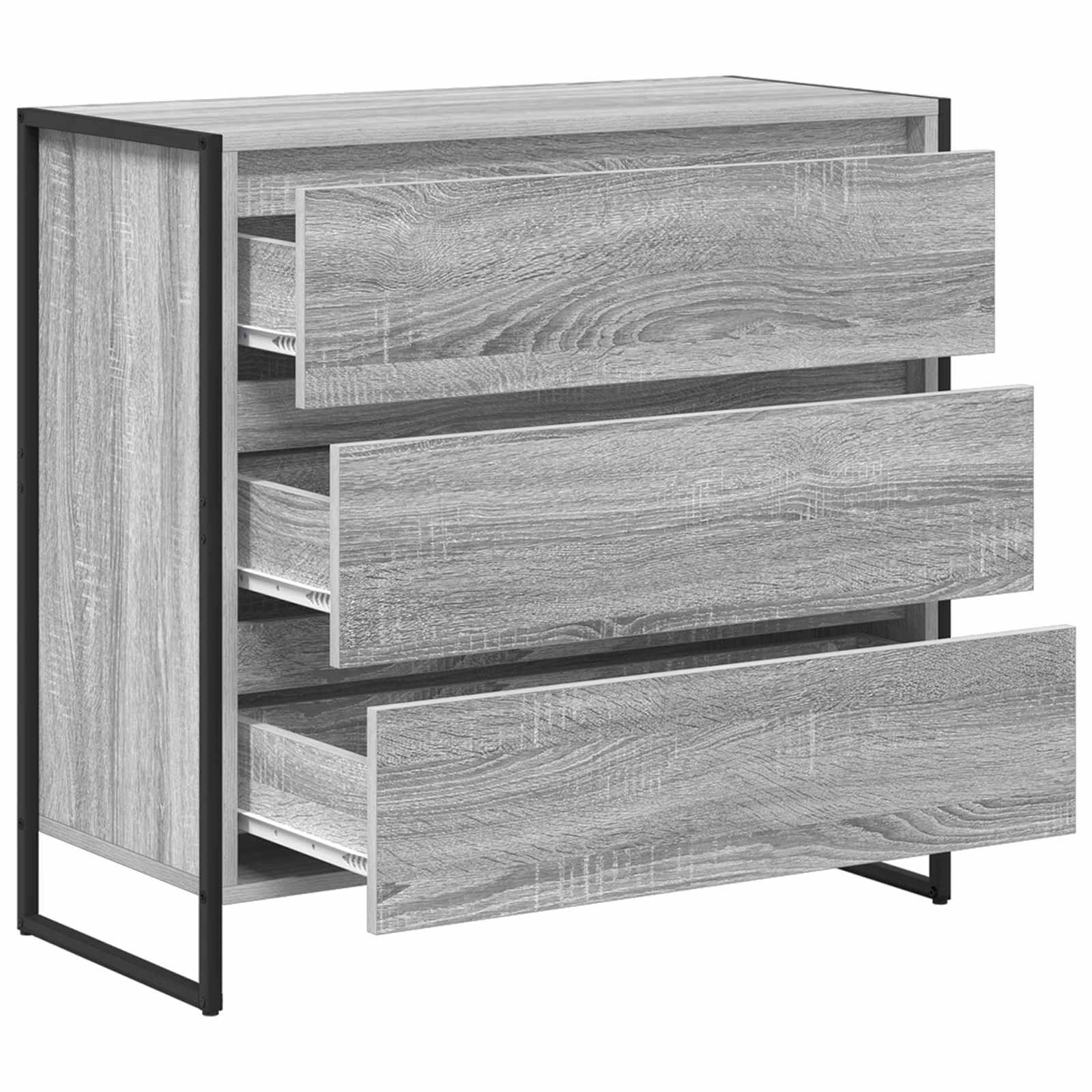 Kreveta Siva Sonoma 79 x 36 x 75.5 cm Konstruirano drvo