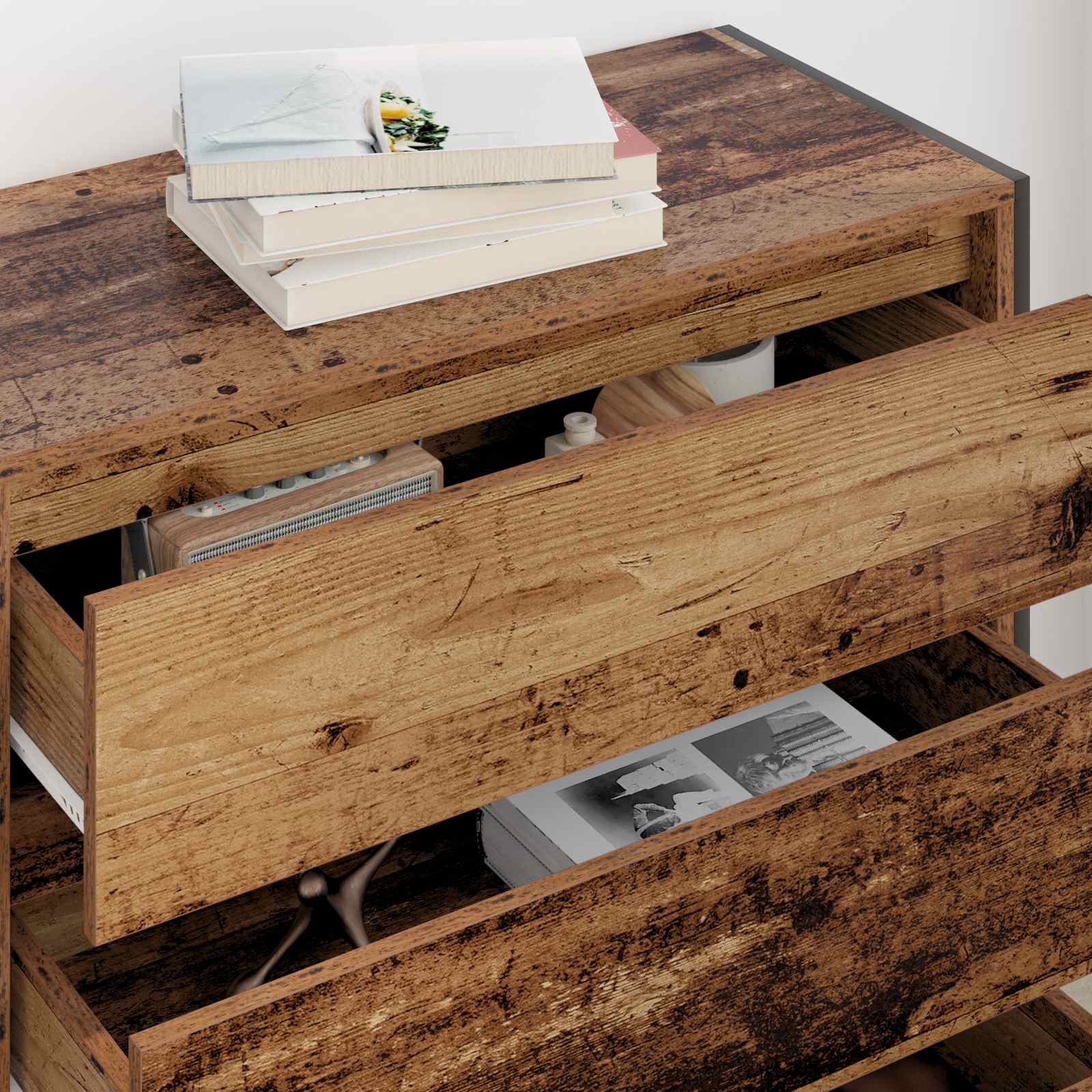 Kreveta Staro drvo 79 x 36 x 75.5 cm Konstruirano drvo