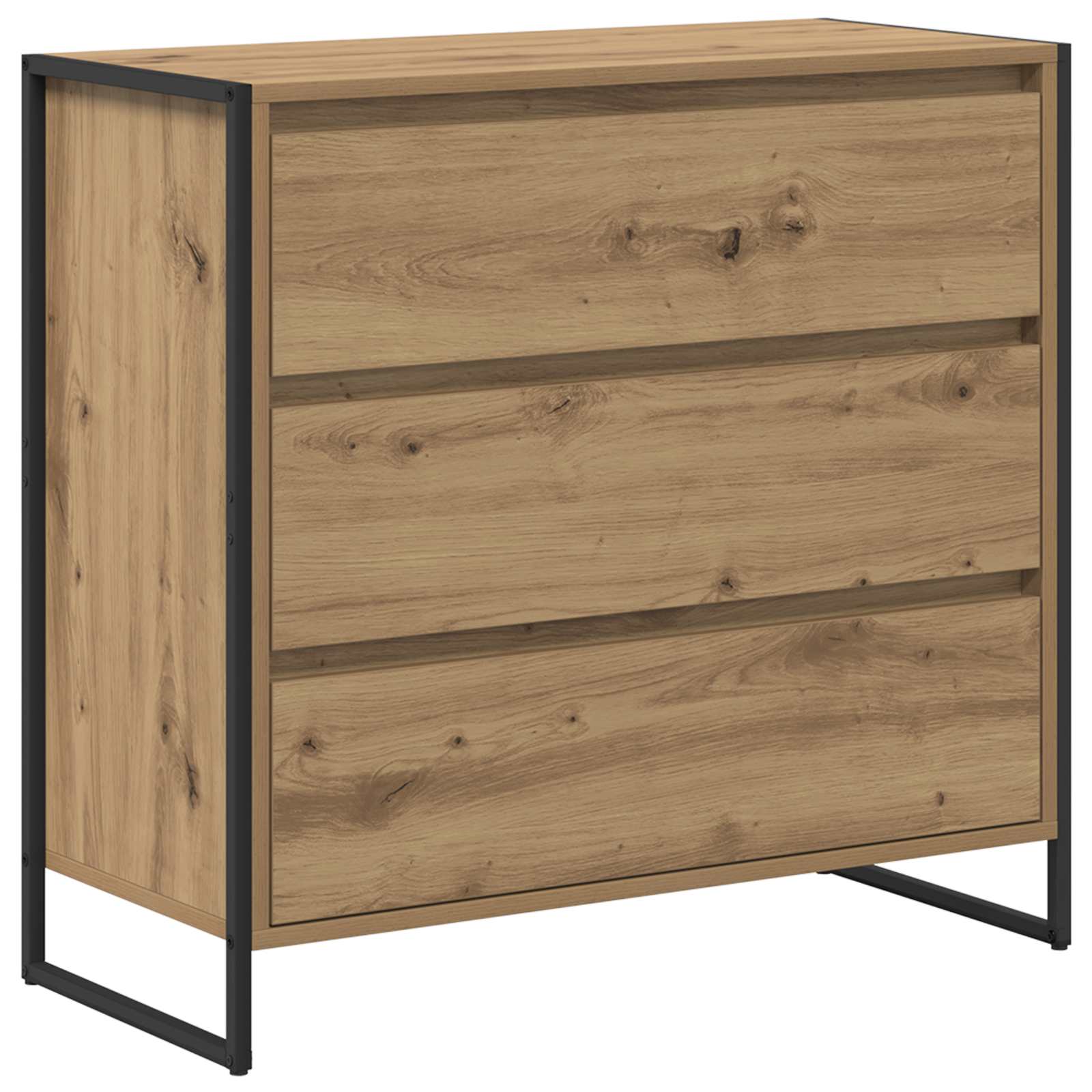 Kreveta s ladicama Umjetnička hrastovina 79 x 36 x 75.5 cm