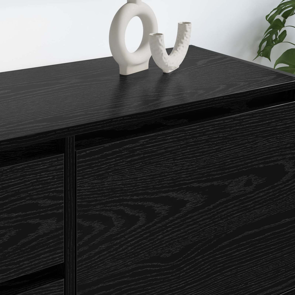 TV ormar Crni hrast 100 x 36 x 49.5 cm Konstruirano drvo