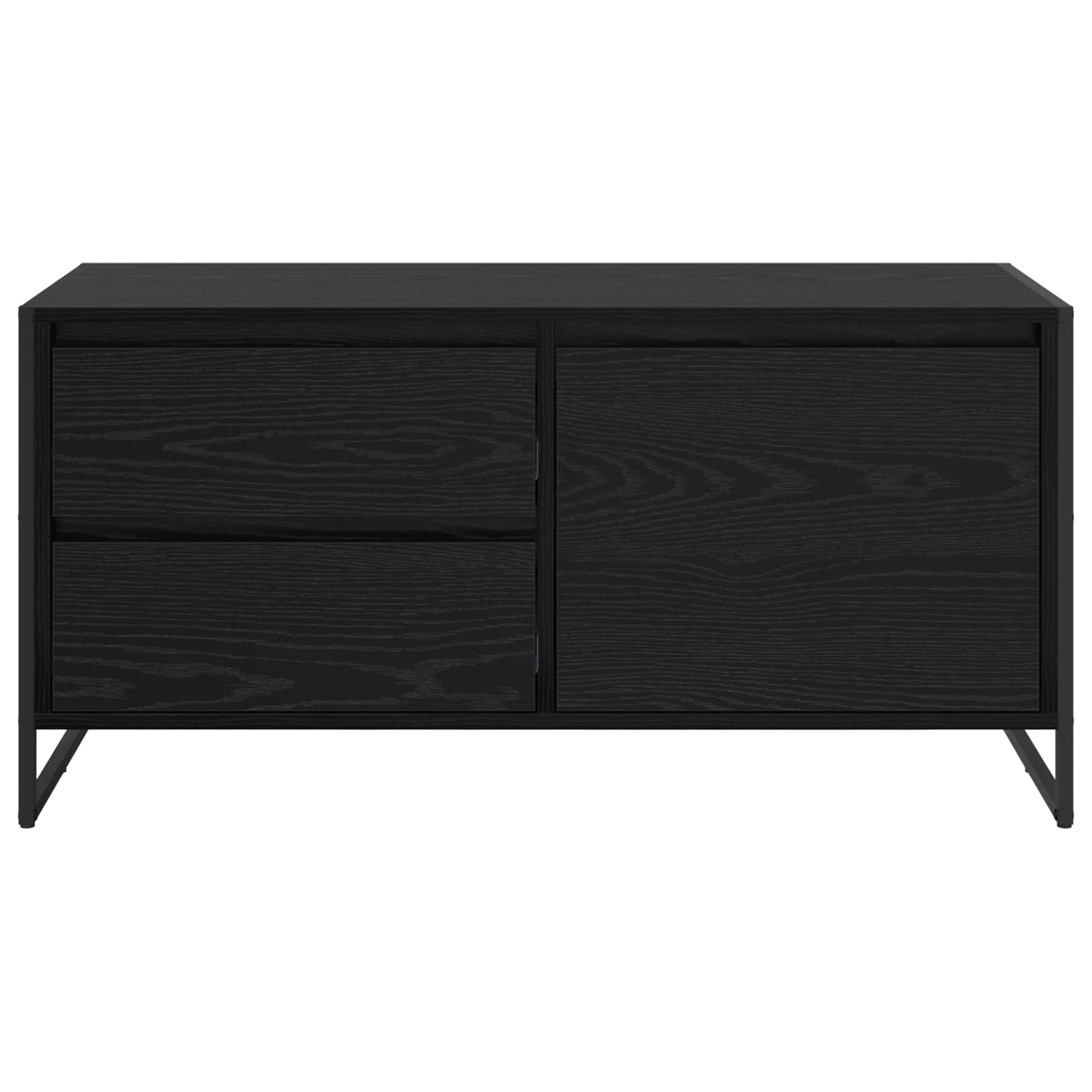 TV ormar Crni hrast 100 x 36 x 49.5 cm Konstruirano drvo