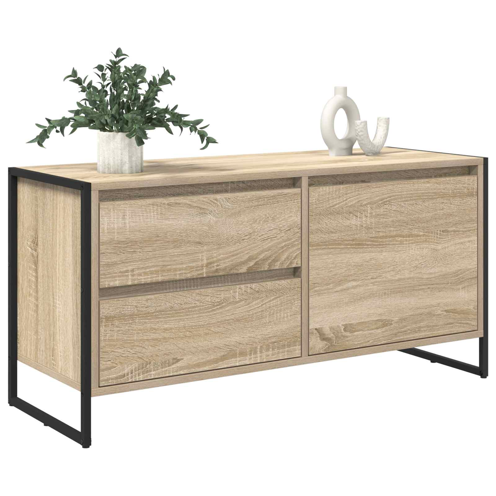 TV ormar s ladicama Sonoma 100 x 36 x 49.5 cm Konstruirano drvo
