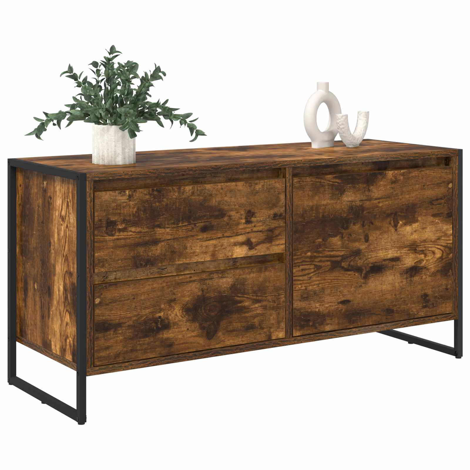 TV ormar Dimni hrast 100 x 36 x 49.5 cm Konstruirano drvo