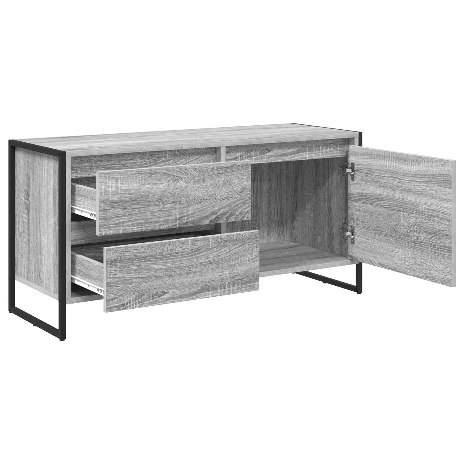 TV ormar Siva Sonoma 100 x 36 x 49.5 cm Konstruirano drvo