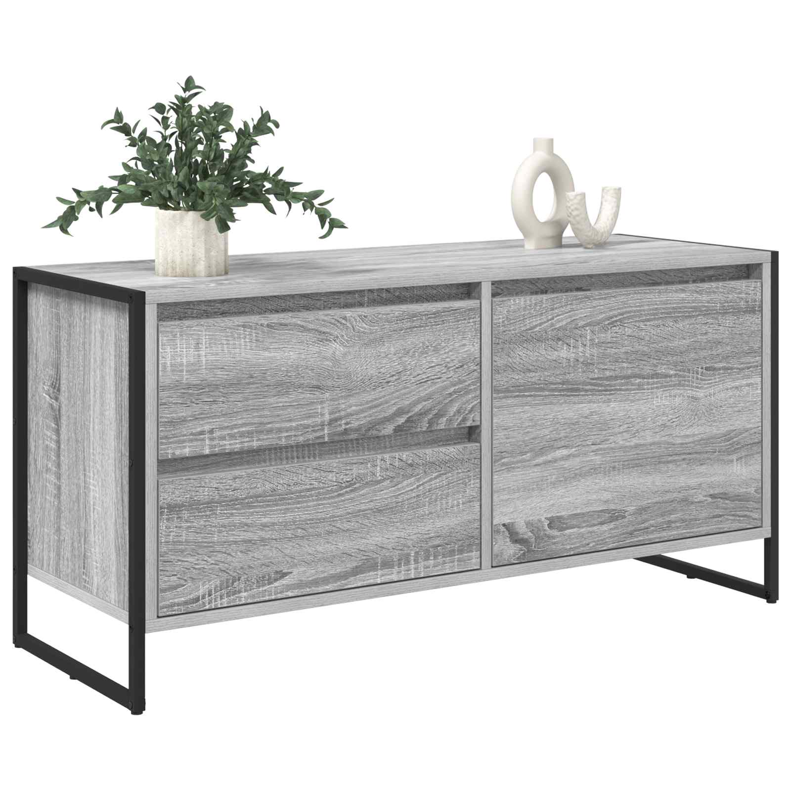 TV ormar Siva Sonoma 100 x 36 x 49.5 cm Konstruirano drvo