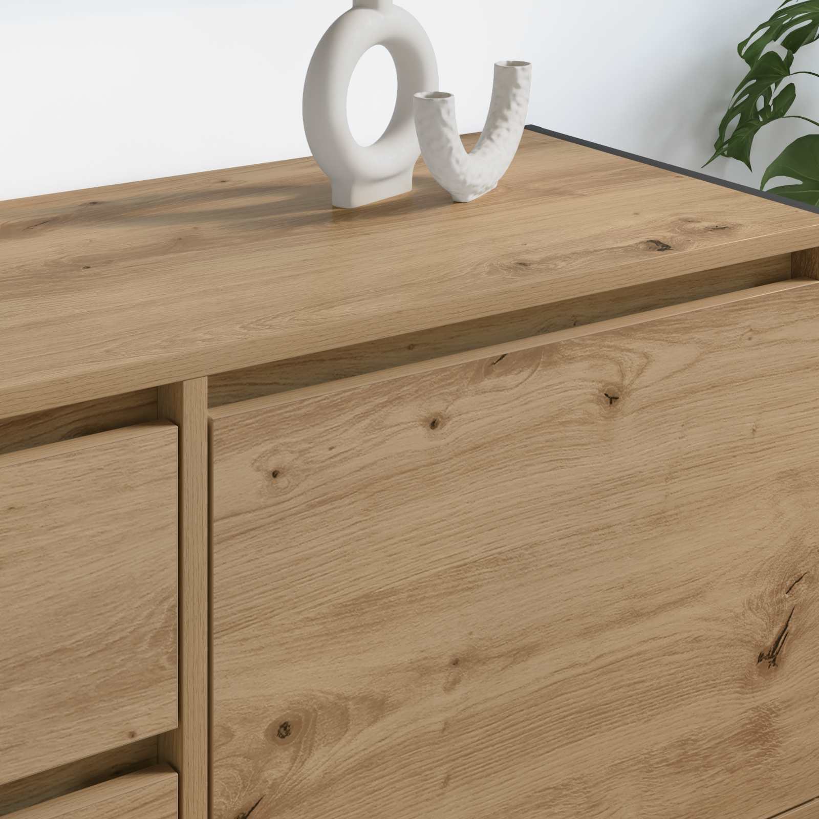 TV ormar s ladicama Umjetnička hrastovina 100 x 36 x 49.5 cm
