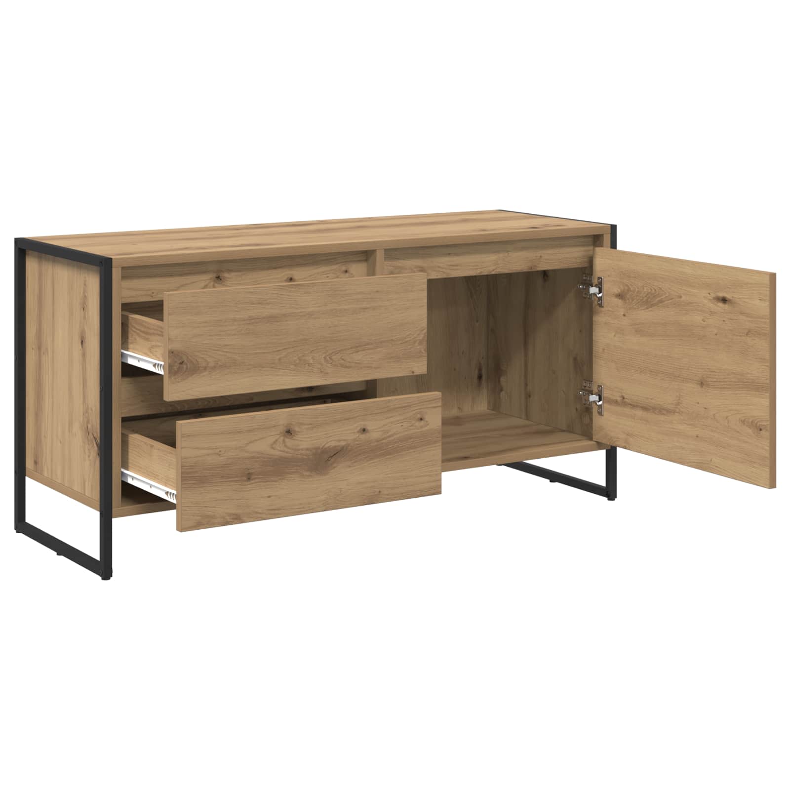 TV ormar s ladicama Umjetnička hrastovina 100 x 36 x 49.5 cm