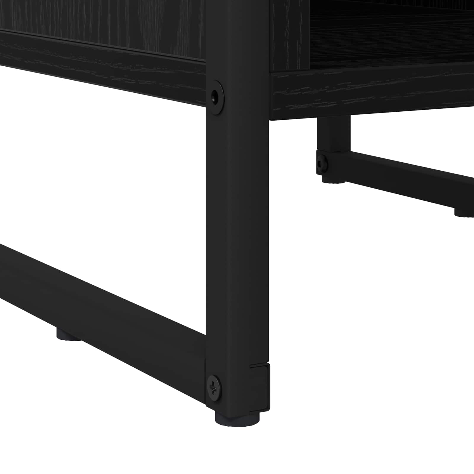 Noćni ormarić 2 pcs Crni hrast 39.5 x 30 x 50 cm